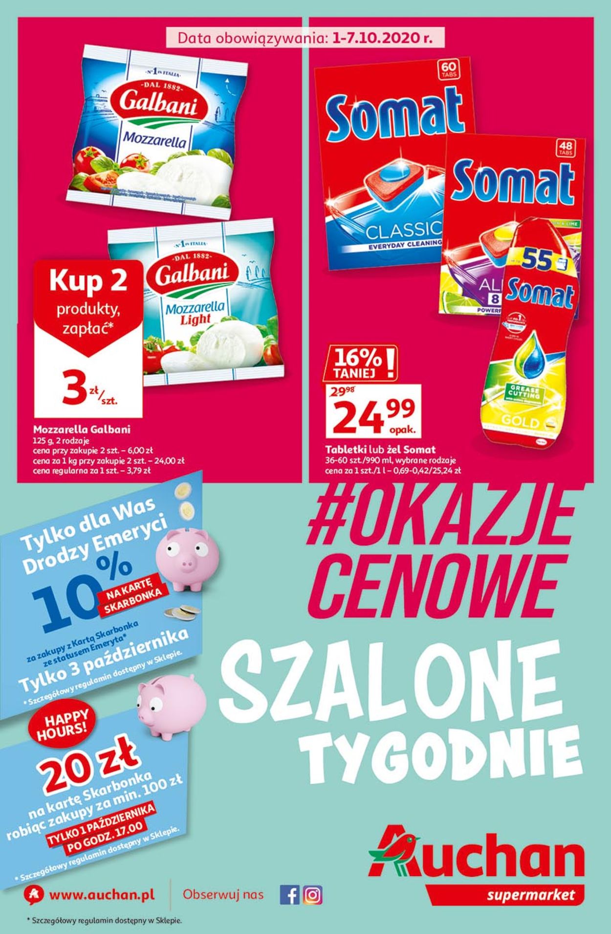 Gazetka promocyjna Auchan - 01.10-07.10.2020