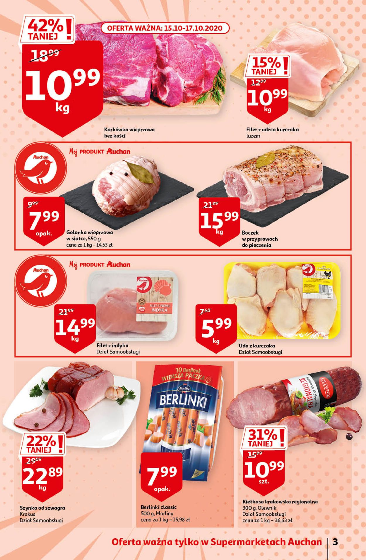 Gazetka promocyjna Auchan - 15.10-21.10.2020 (Strona 3)