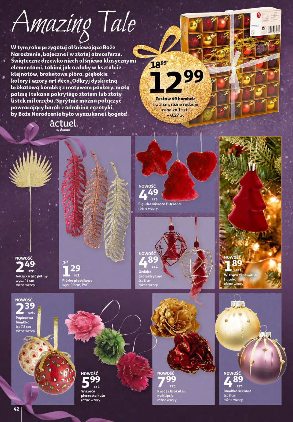 Gazetka promocyjna Auchan - Gazetka Świąteczna 2020 - 12.11-25.11.2020 (Strona 42)