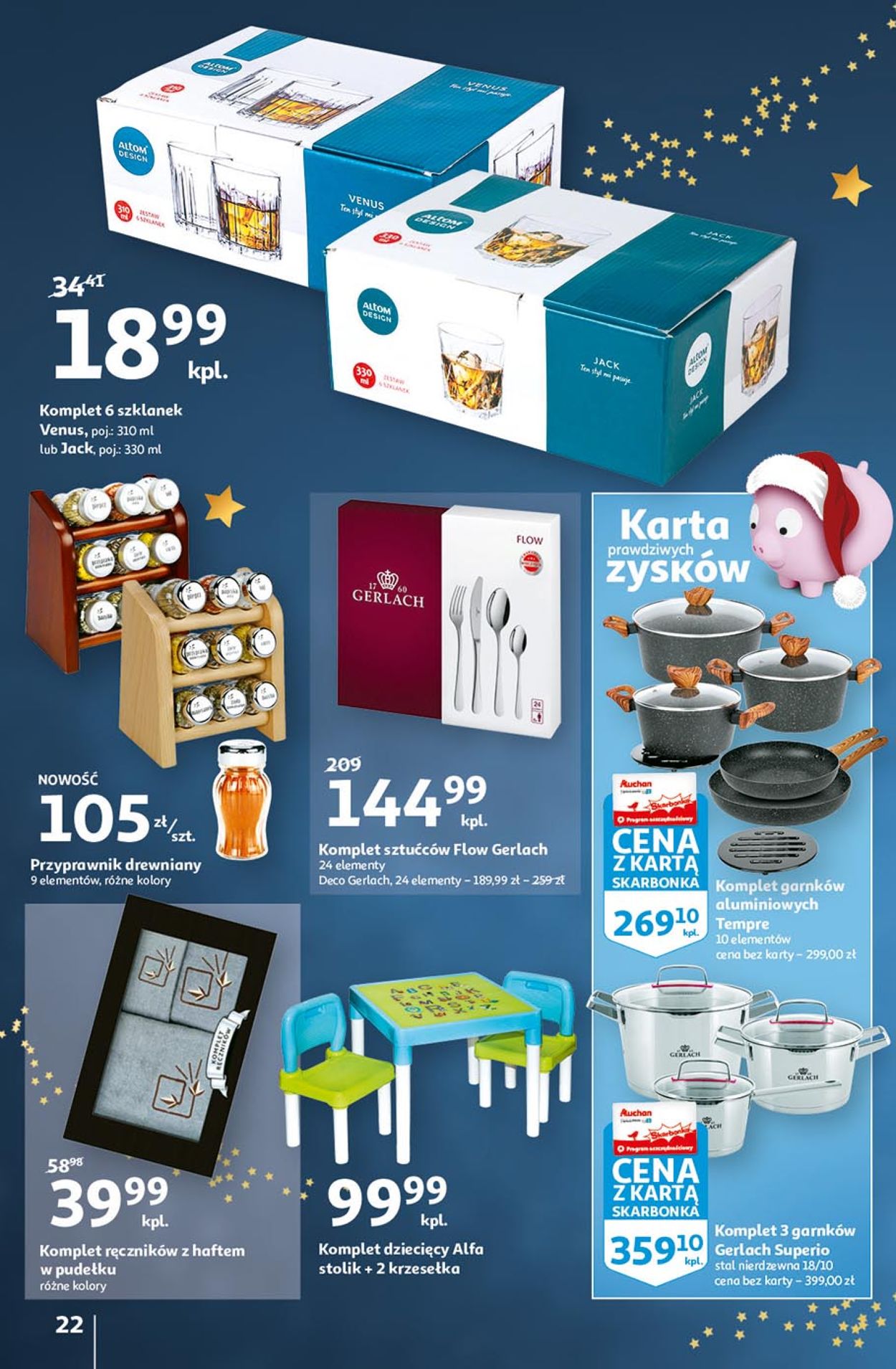 Gazetka promocyjna Auchan - Gazetka Świąteczna 2020 - 19.11-25.11.2020 (Strona 22)