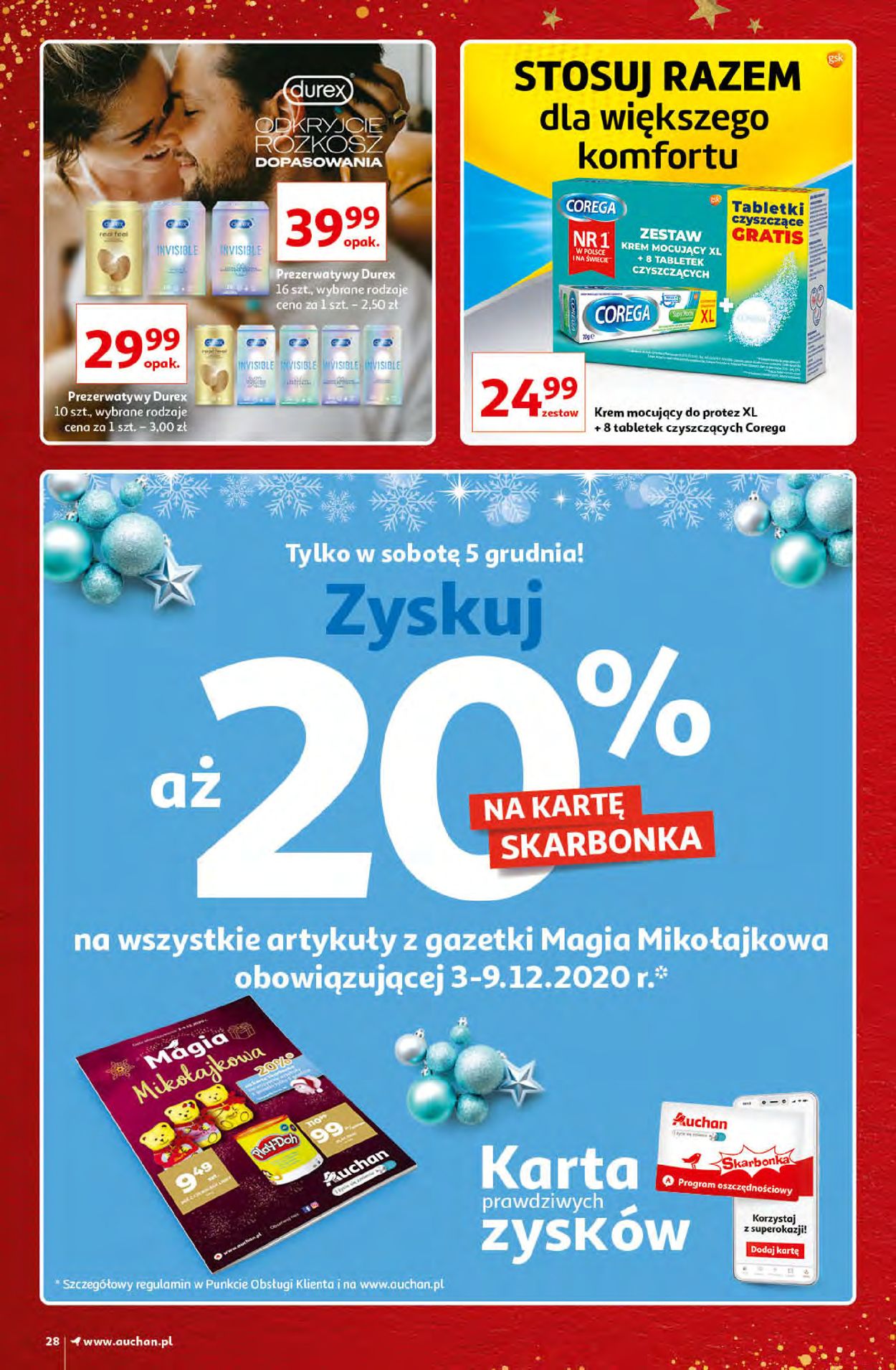 Gazetka promocyjna Auchan Gazetka Świąteczna 2020 - 03.12-13.12.2020 (Strona 28)