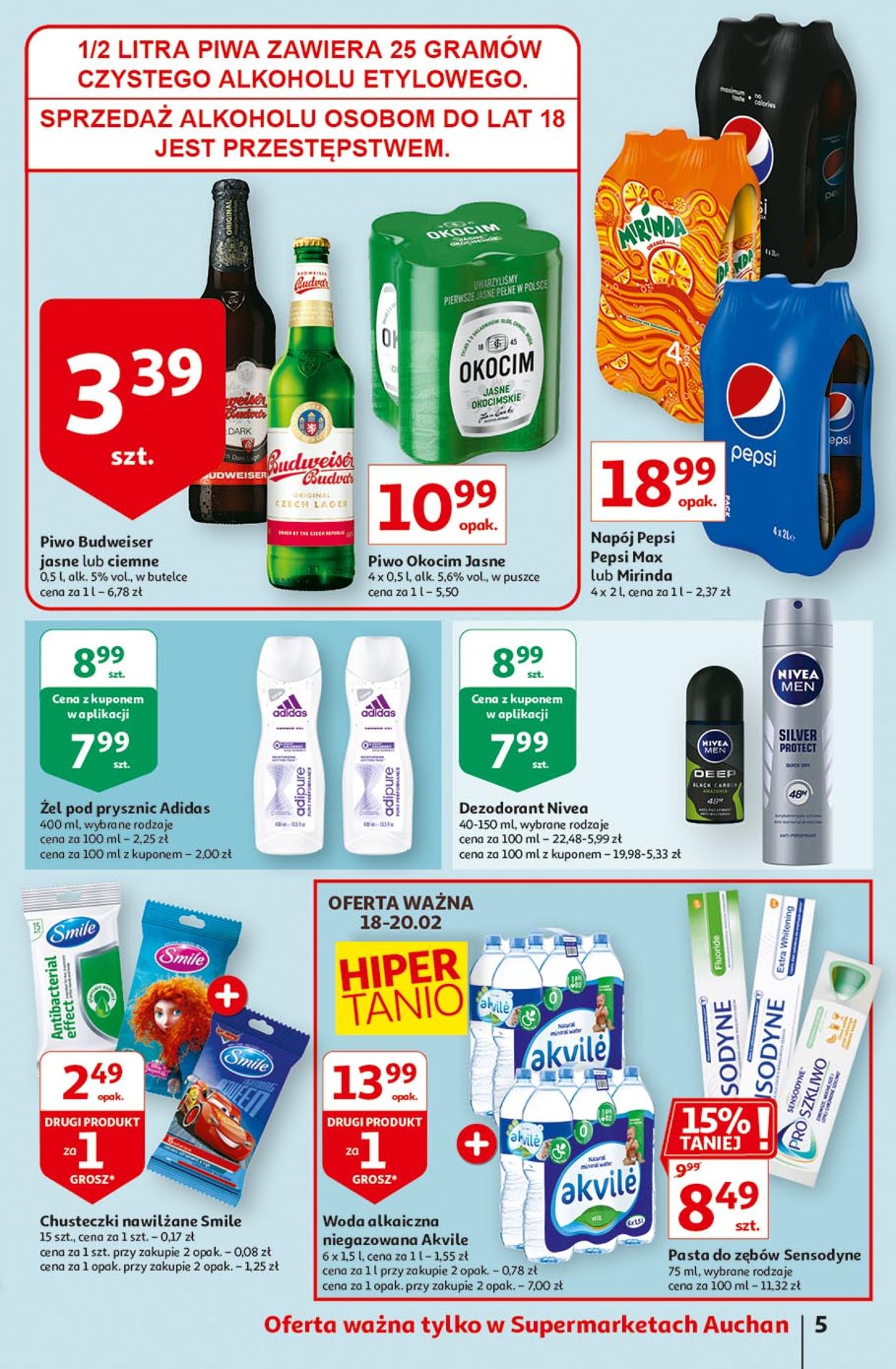 Gazetka promocyjna Auchan Hiper porządki - 18.02-25.02.2021 (Strona 5)