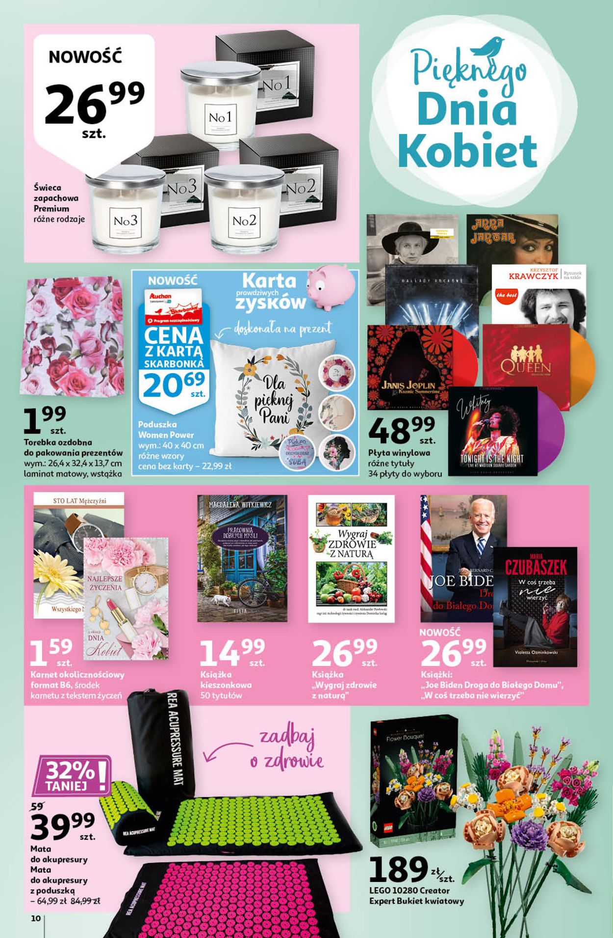 Gazetka promocyjna Auchan Dzień Kobiet 2021 - 04.03-10.03.2021 (Strona 10)