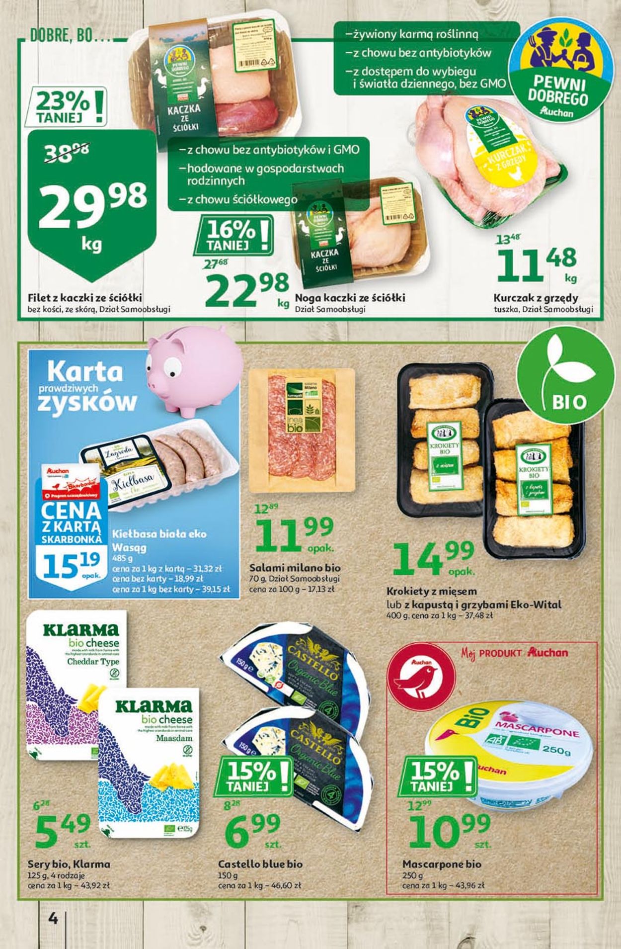 Gazetka promocyjna Auchan Więcej za mniej Hipermarkety - 11.03-17.03.2021 (Strona 4)