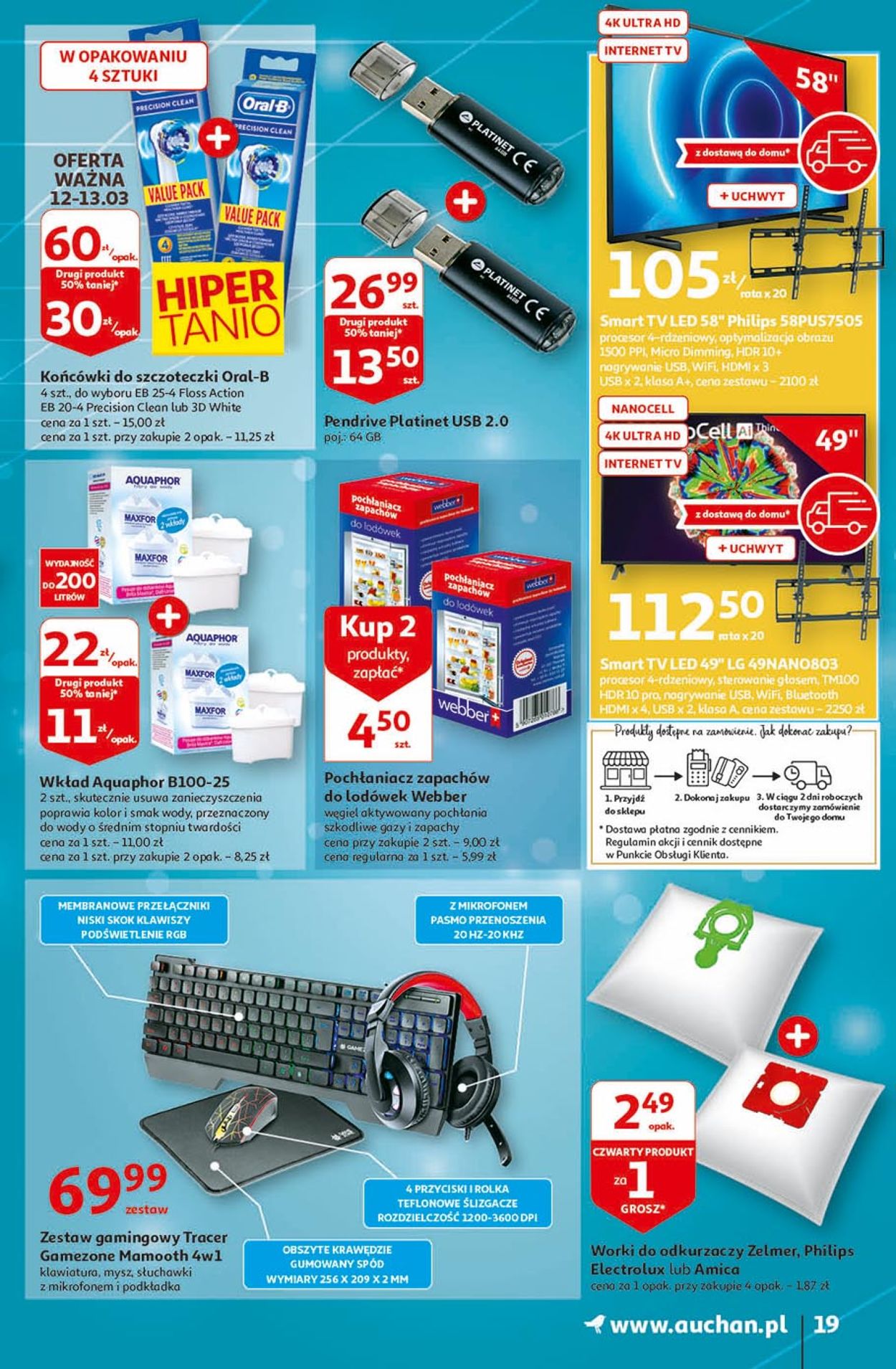 Gazetka promocyjna Auchan Więcej za mniej Hipermarkety - 11.03-17.03.2021 (Strona 19)