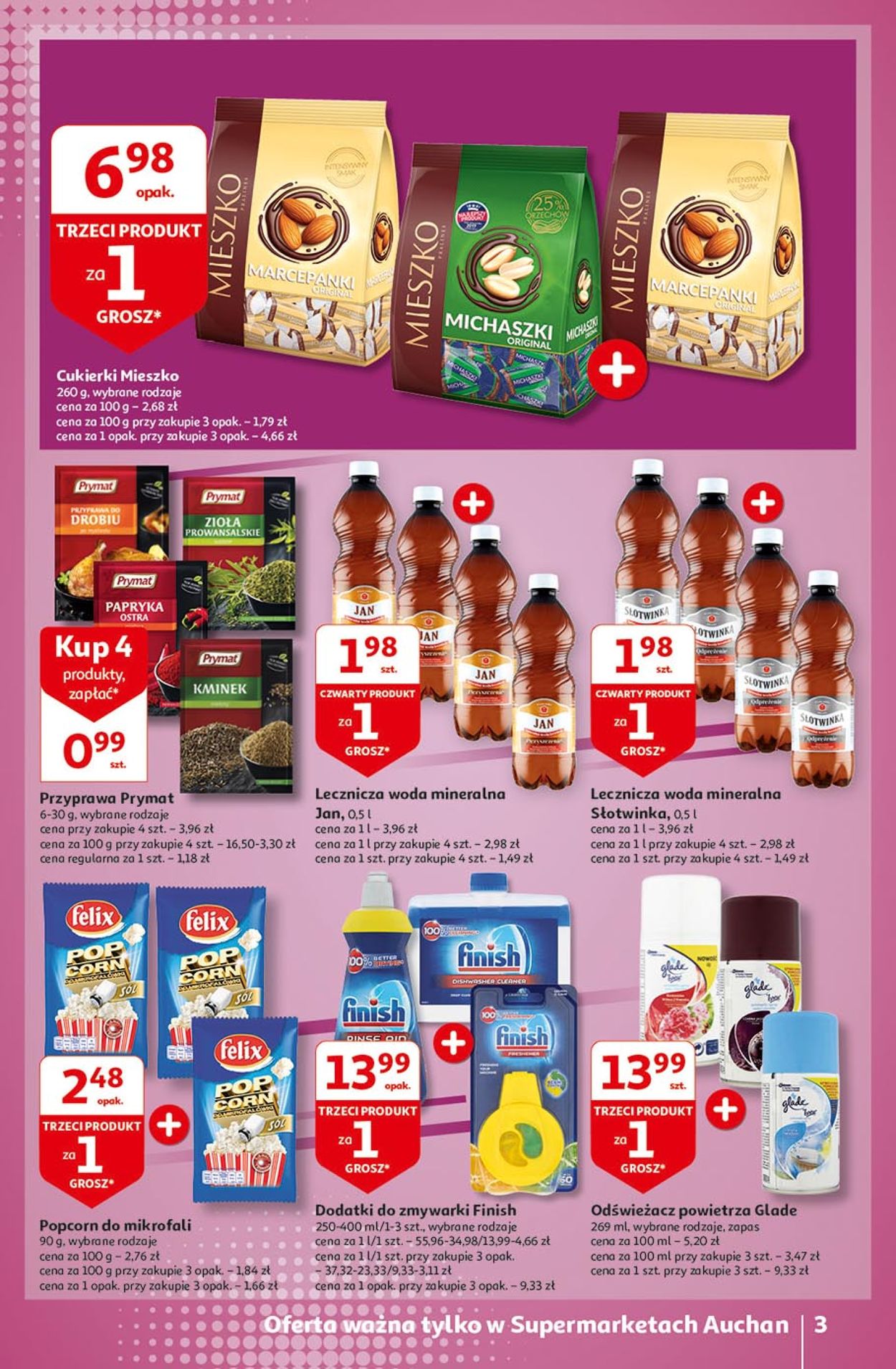 Gazetka promocyjna Auchan Więcej za mniej Sueprmarkety - 11.03-17.03.2021 (Strona 3)