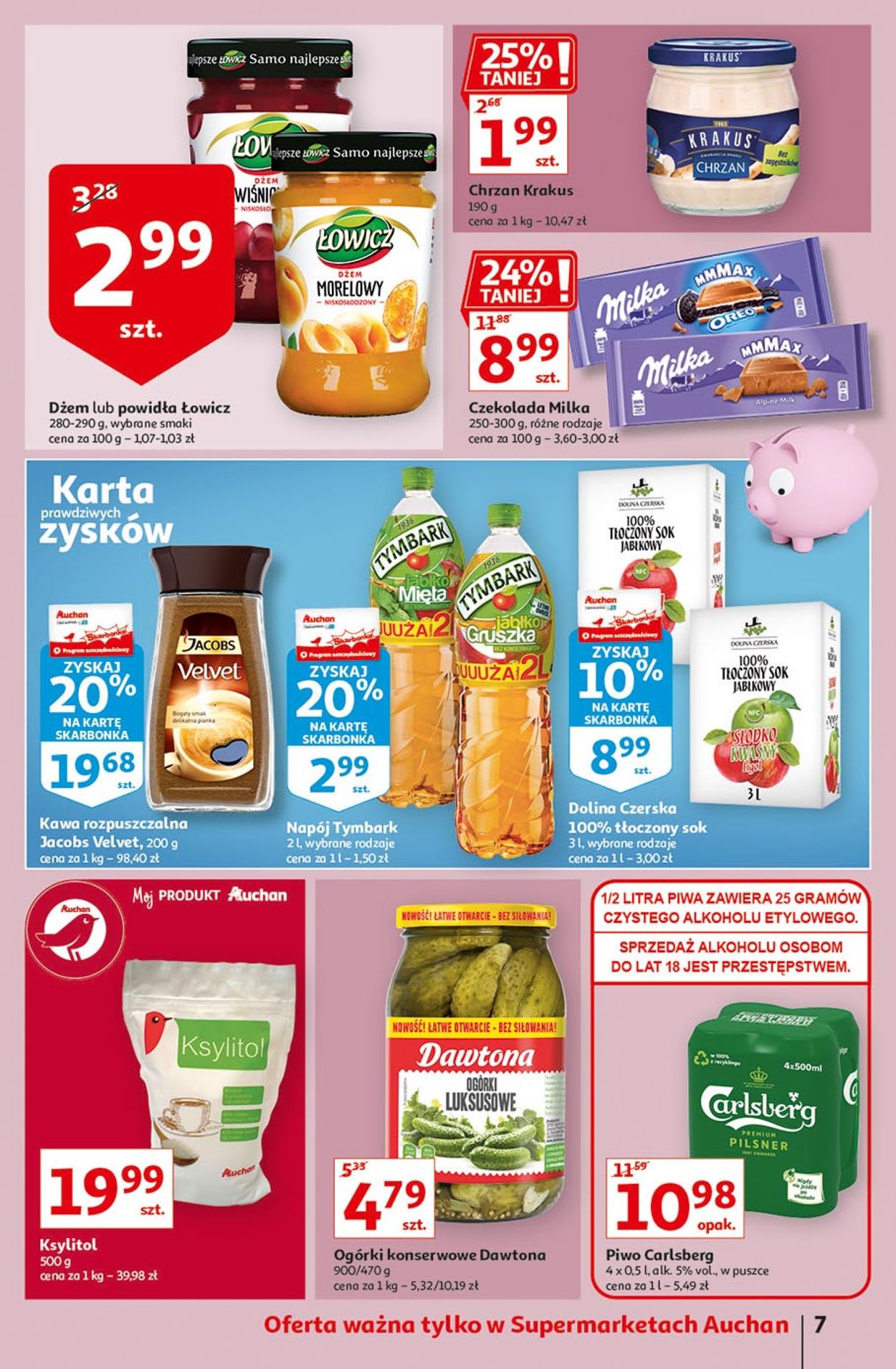 Gazetka promocyjna Auchan Więcej za mniej Sueprmarkety - 11.03-17.03.2021 (Strona 7)