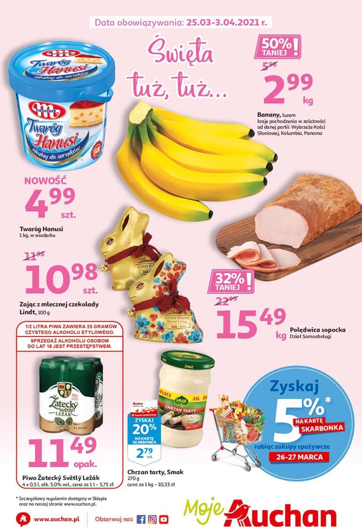 Gazetka promocyjna Auchan Wielkanoc 2021! - 25.03-03.04.2021
