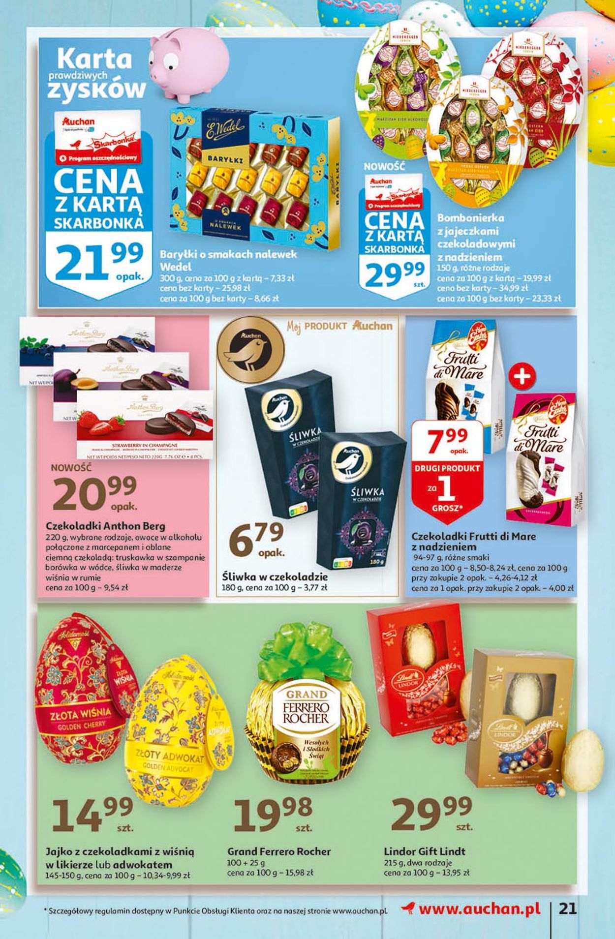 Gazetka promocyjna Auchan Wielkanoc 2021! - 25.03-03.04.2021 (Strona 21)