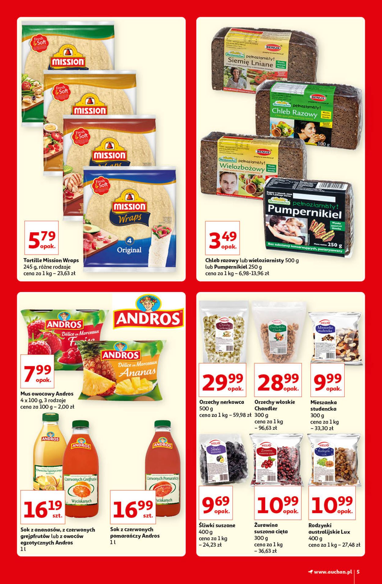 Gazetka promocyjna Auchan Kultowe marki Hipermarkety - 08.04-14.04.2021 (Strona 5)