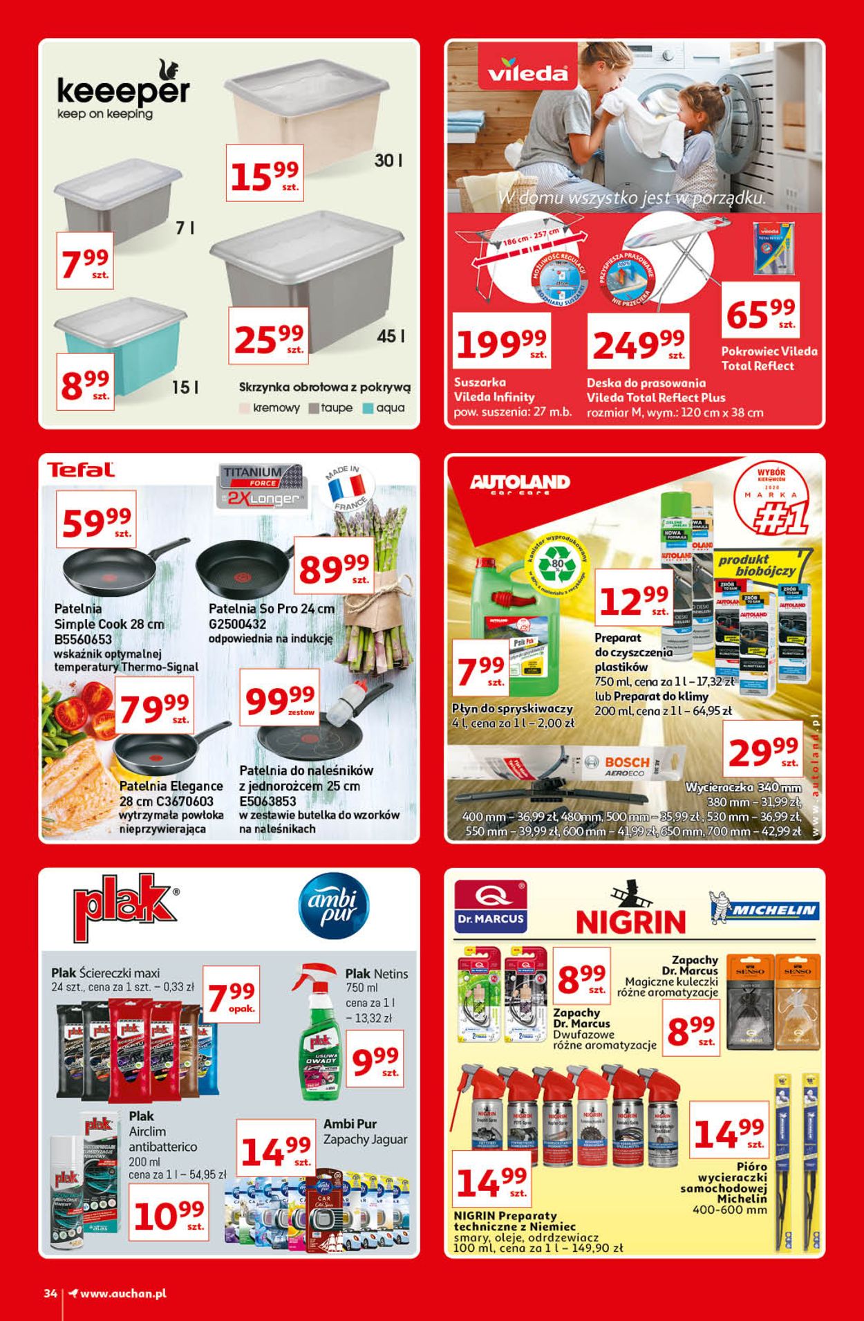 Gazetka promocyjna Auchan Kultowe marki Hipermarkety - 08.04-14.04.2021 (Strona 34)