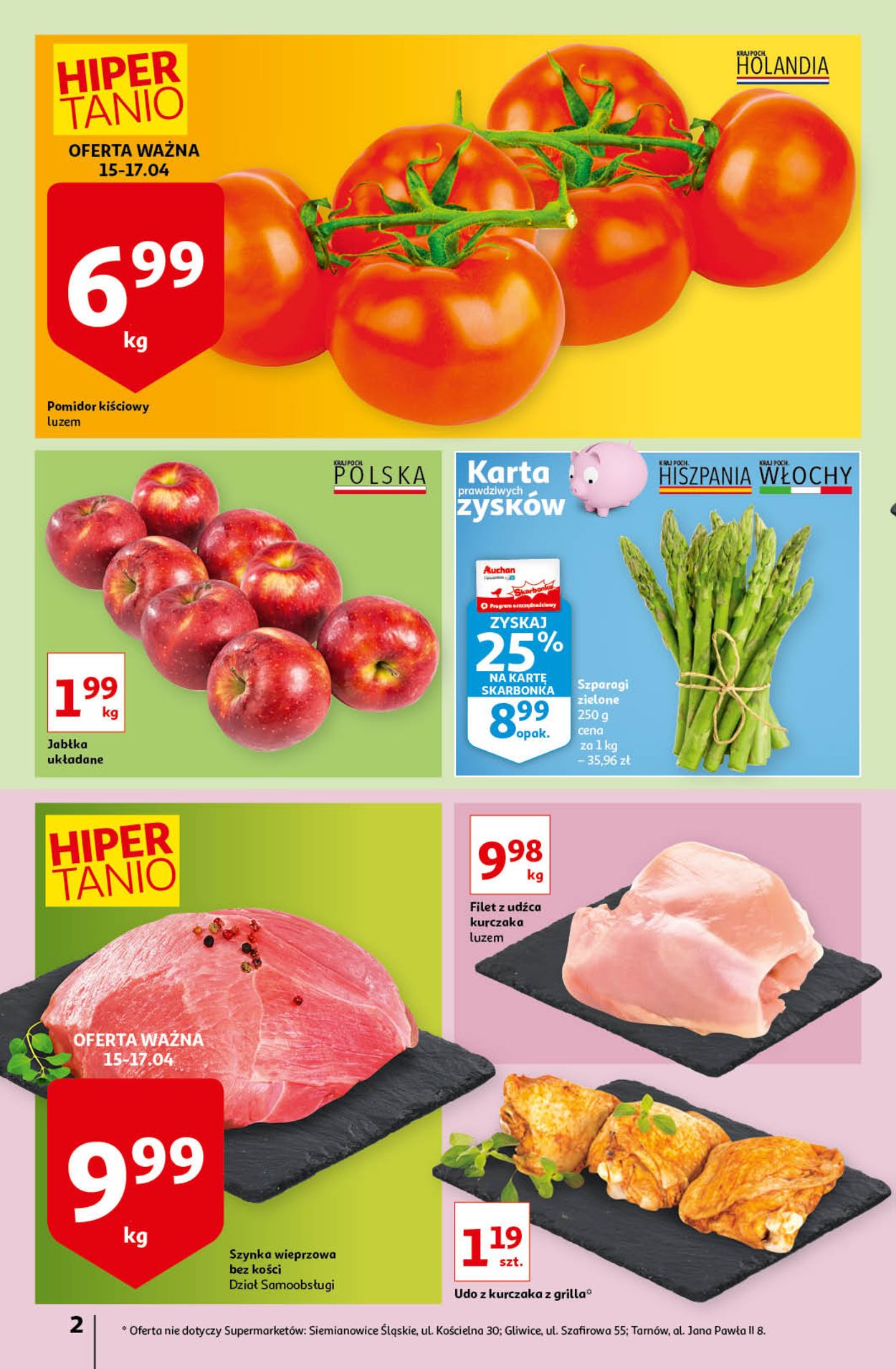 Gazetka promocyjna Auchan Magic Birds Supermarkety - 15.04-21.04.2021 (Strona 2)