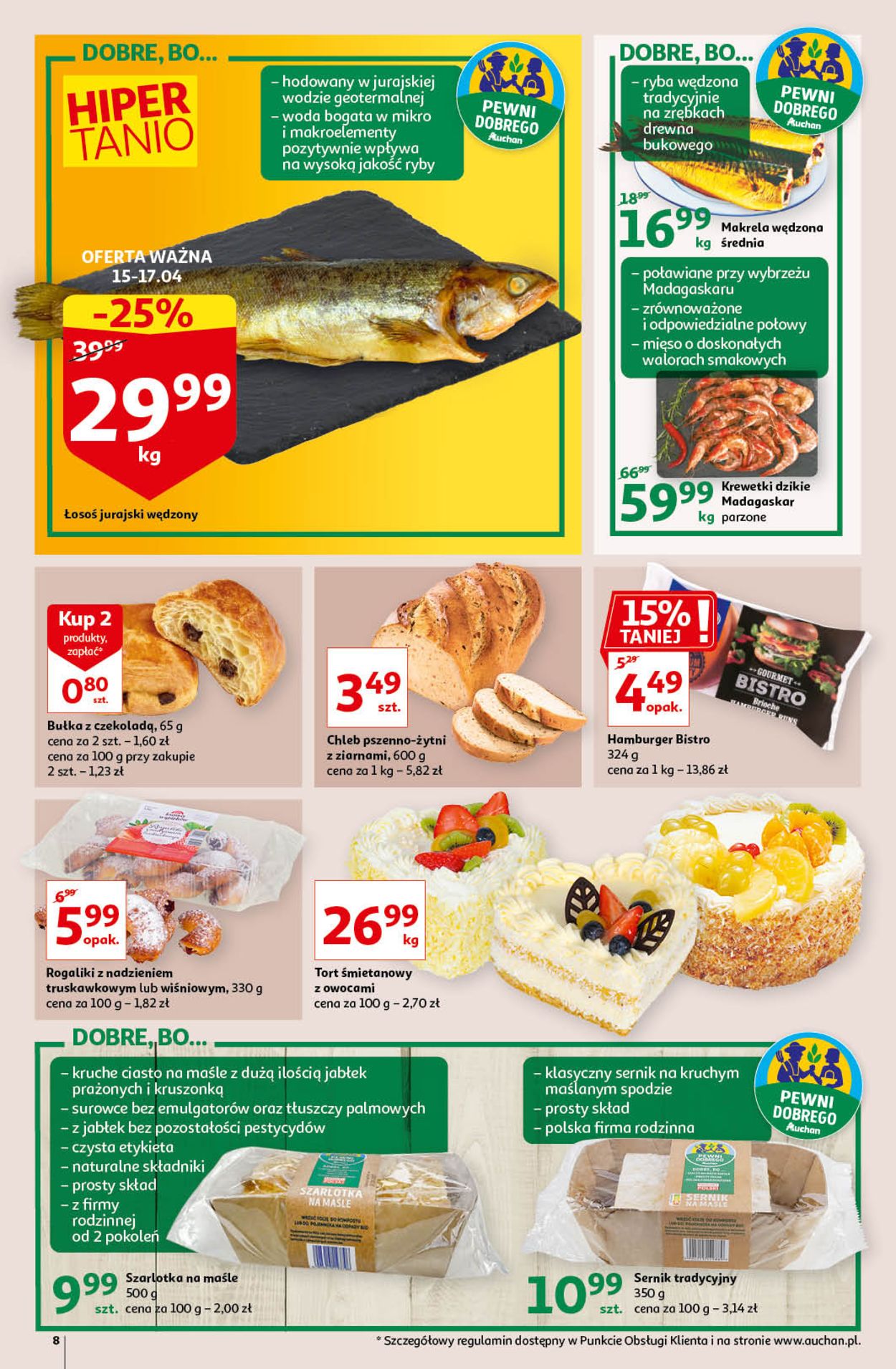 Gazetka promocyjna Auchan Magic Birds Hipermarkety - 15.04-21.04.2021 (Strona 8)