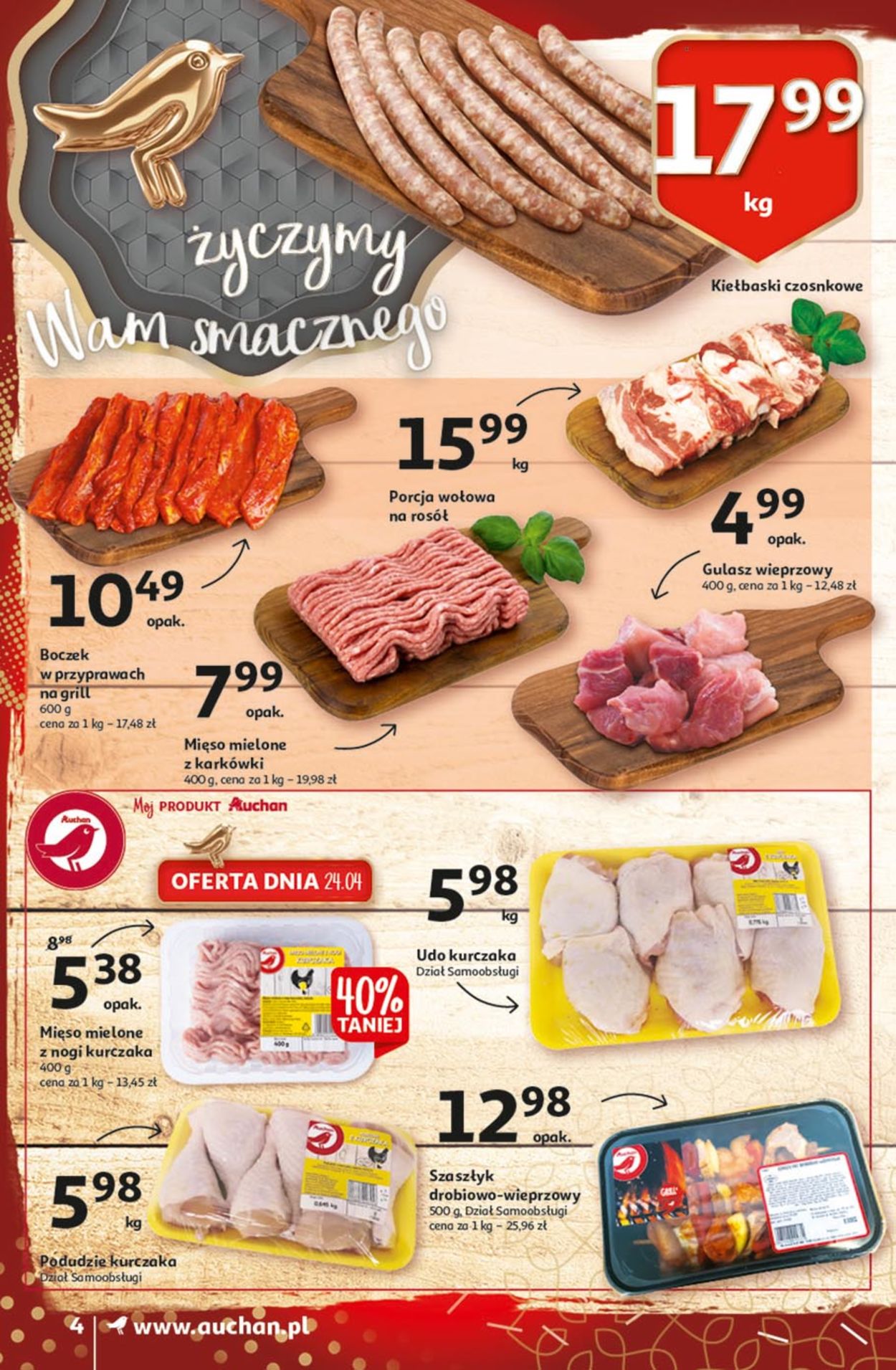 Gazetka promocyjna Auchan 25 Urodziny Supermarkety - 22.04-28.04.2021 (Strona 4)