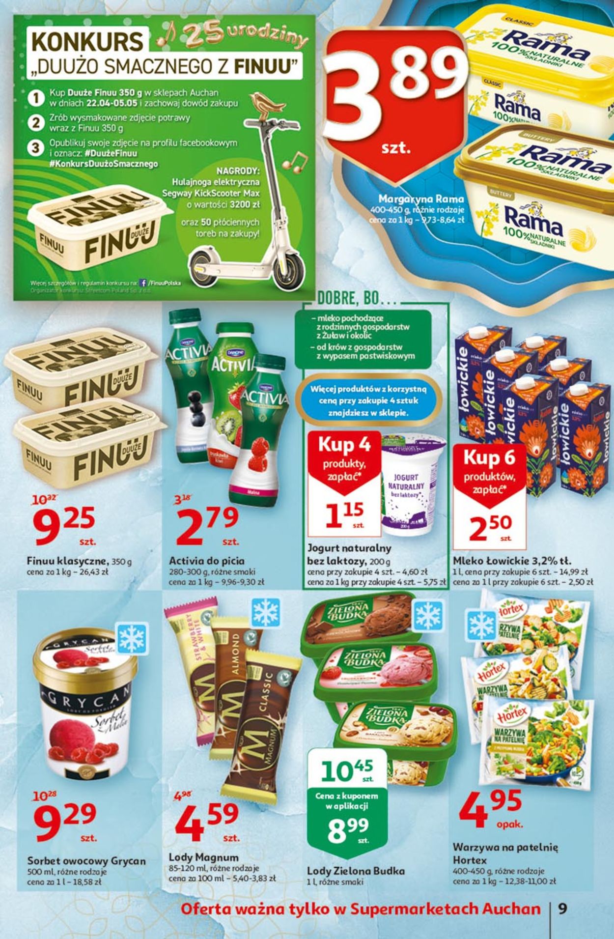 Gazetka promocyjna Auchan 25 Urodziny Supermarkety - 22.04-28.04.2021 (Strona 9)