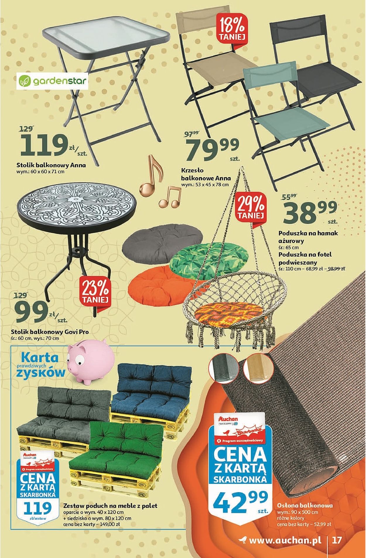 Gazetka promocyjna Auchan 25 Urodziny – Życzymy Wszystkiego Kwitnącego - 22.04-04.05.2021 (Strona 17)