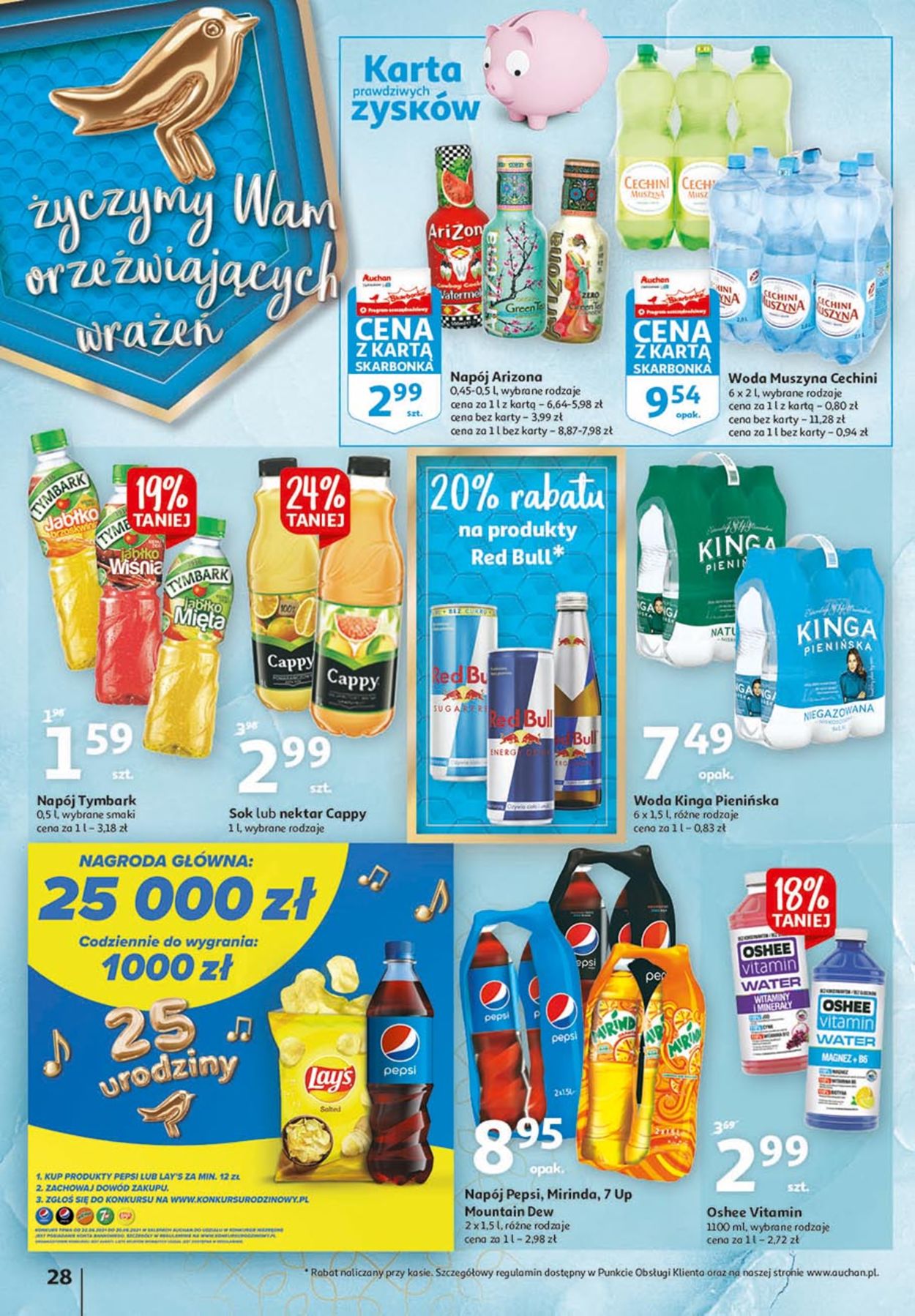 Gazetka promocyjna Auchan 25 urodziny Hipermarkety - 22.04-28.04.2021 (Strona 28)
