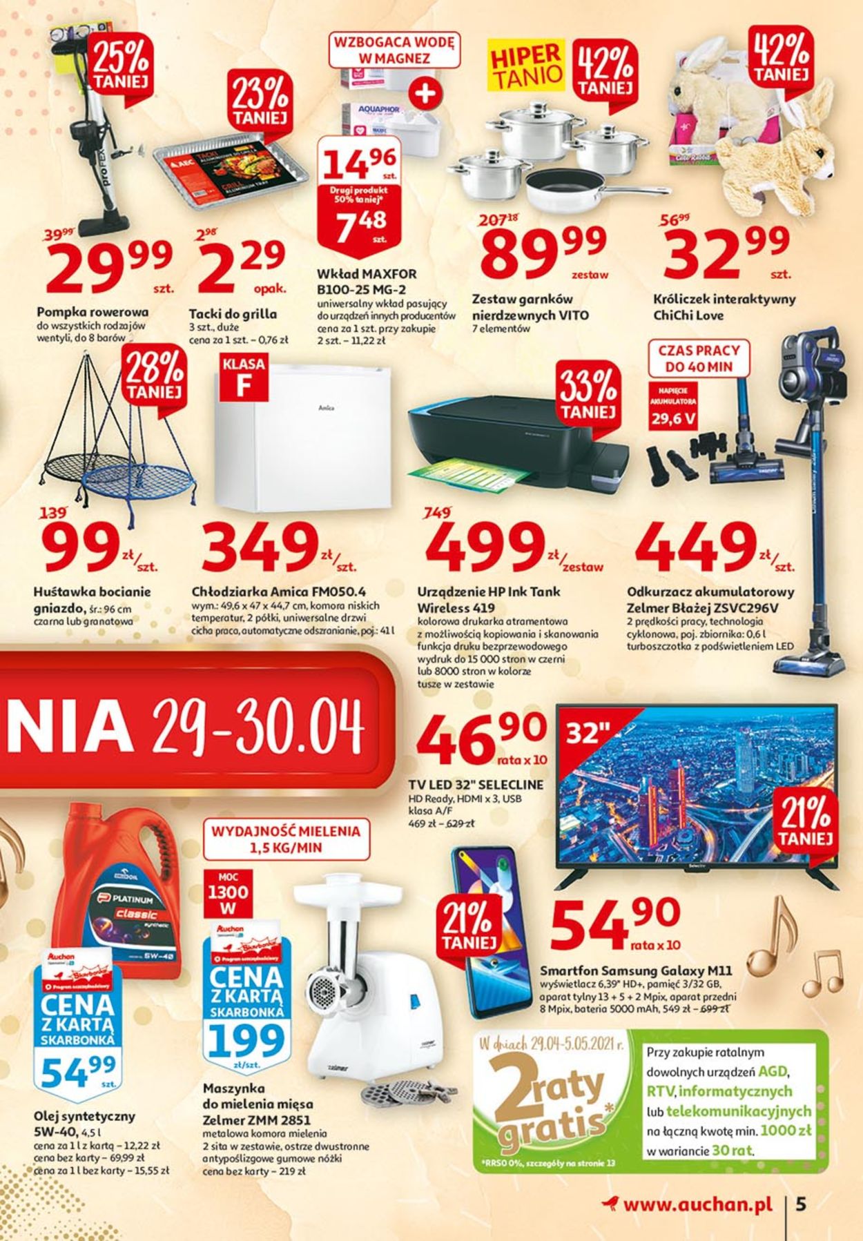 Gazetka promocyjna Auchan - 29.04-05.05.2021 (Strona 5)
