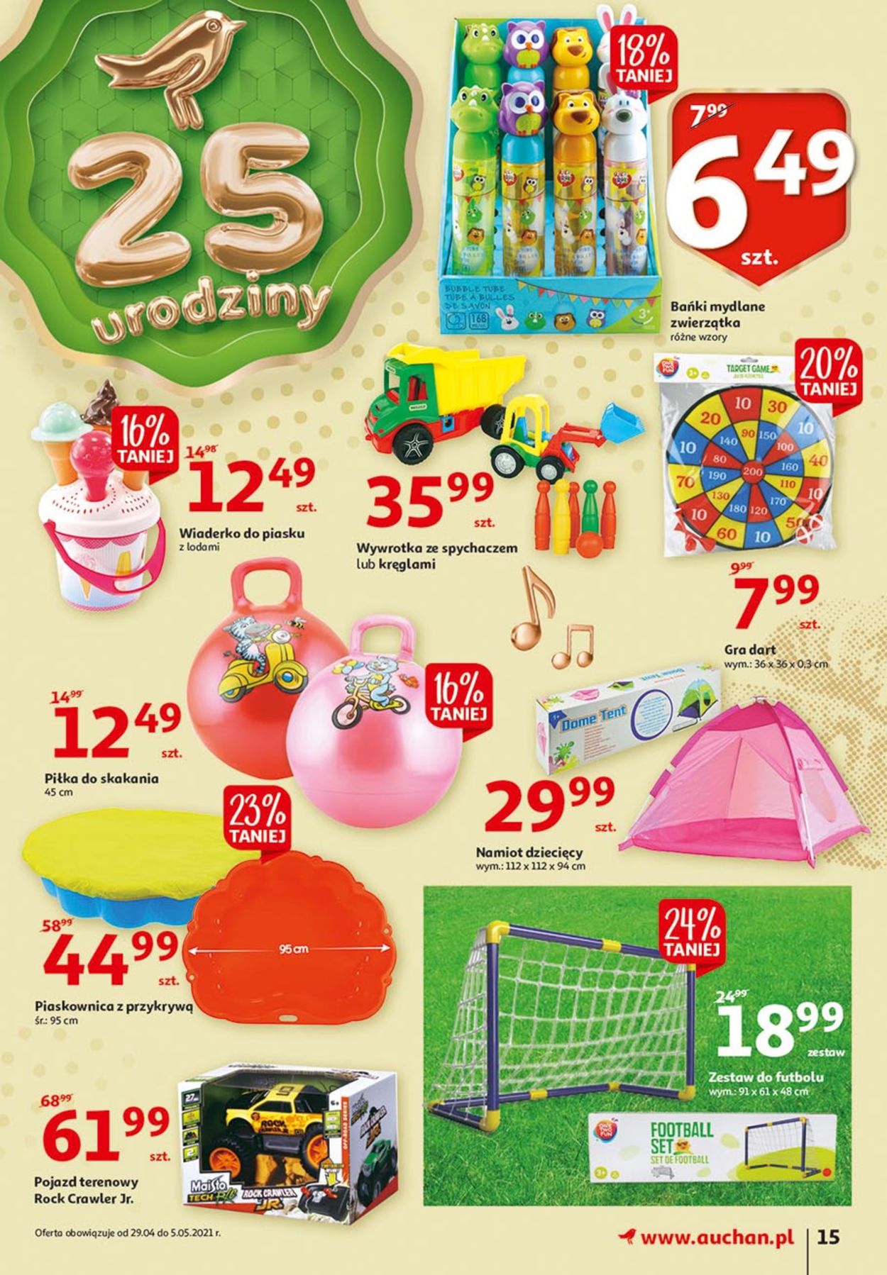 Gazetka promocyjna Auchan - 29.04-05.05.2021 (Strona 15)