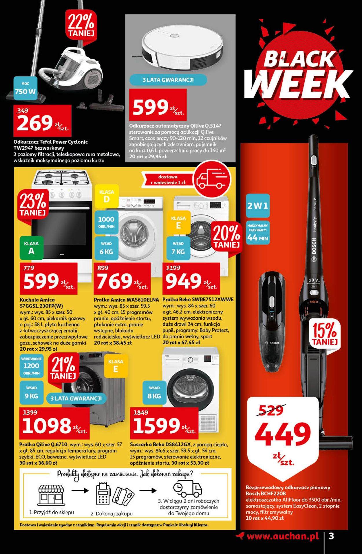 Gazetka promocyjna Auchan BLACK WEEK 2021 - 22.11-28.11.2021 (Strona 3)