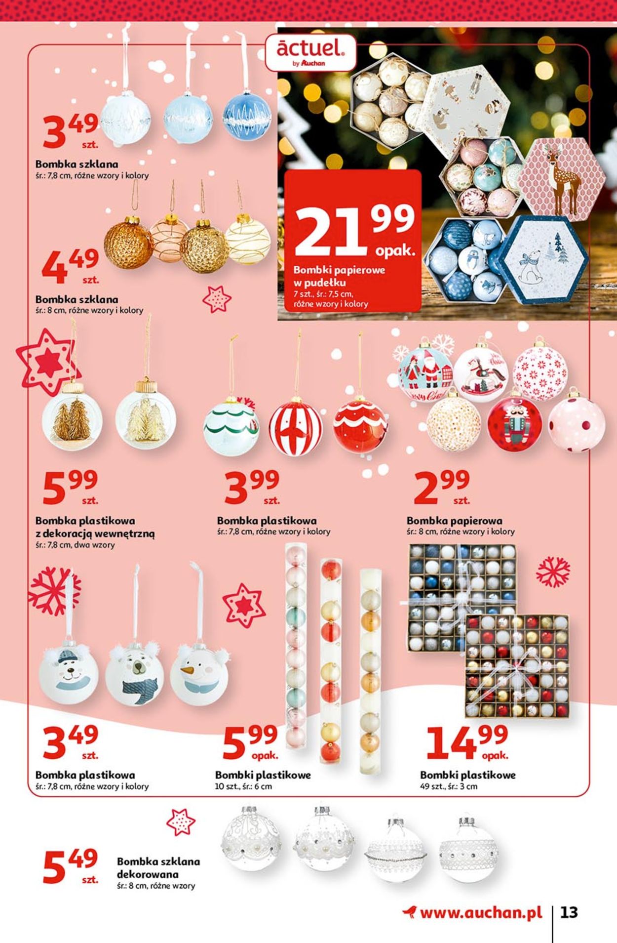 Gazetka promocyjna Auchan MIKOŁAJKI 2021 - 02.12-08.12.2021 (Strona 13)