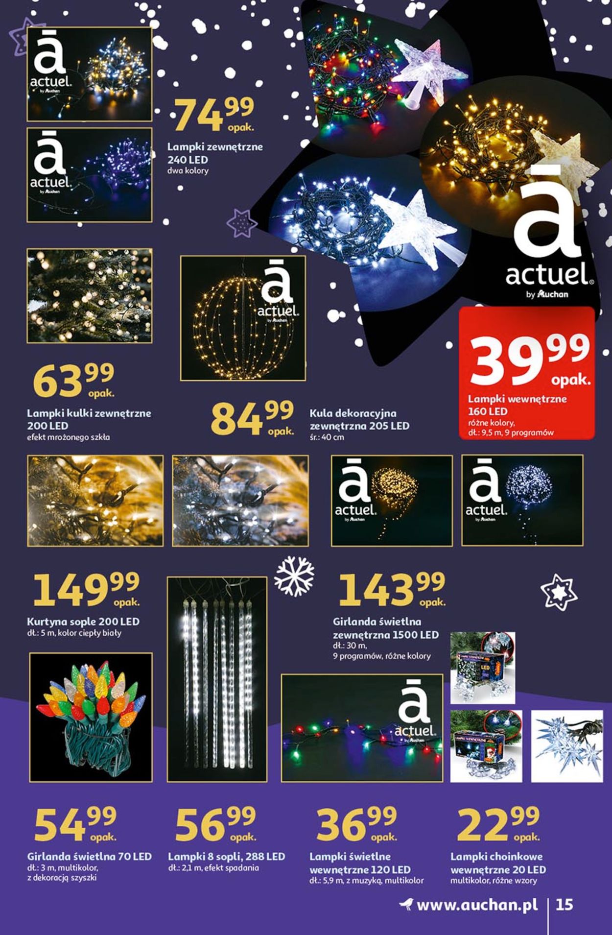 Gazetka promocyjna Auchan MIKOŁAJKI 2021 - 02.12-08.12.2021 (Strona 15)