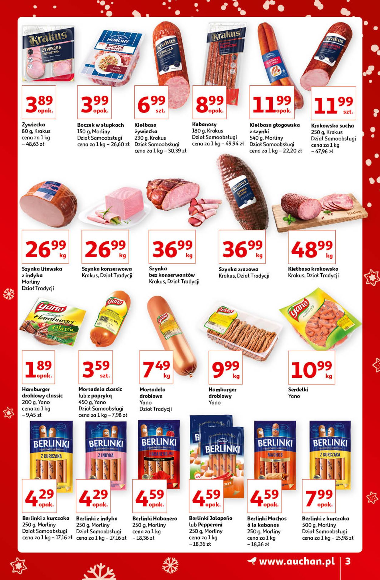 Gazetka promocyjna Auchan ŚWIĘTA 2021 - 02.12-12.12.2021 (Strona 3)