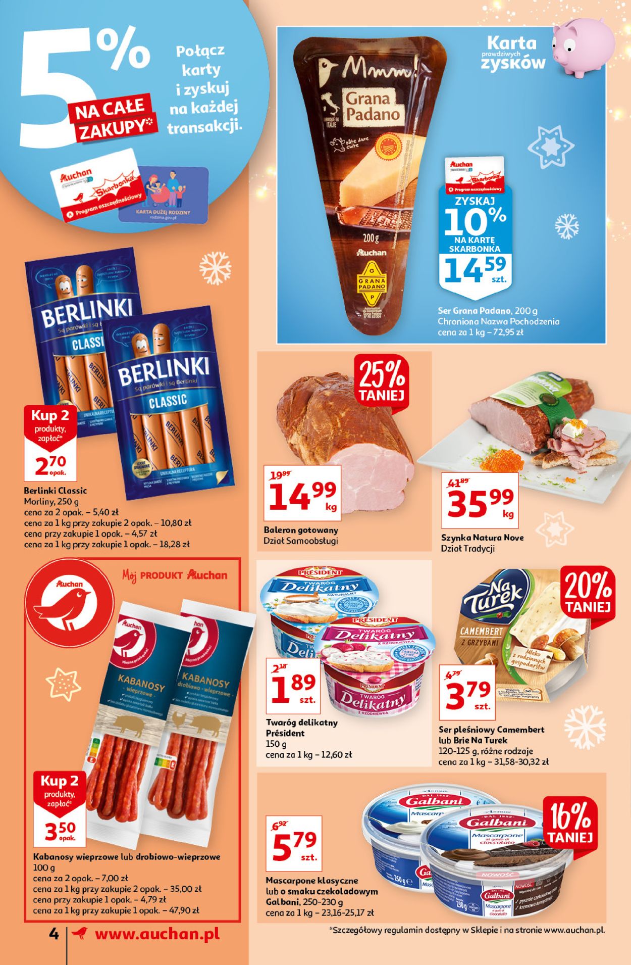 Gazetka promocyjna Auchan ŚWIĘTA 2021 - 09.12-15.12.2021 (Strona 4)