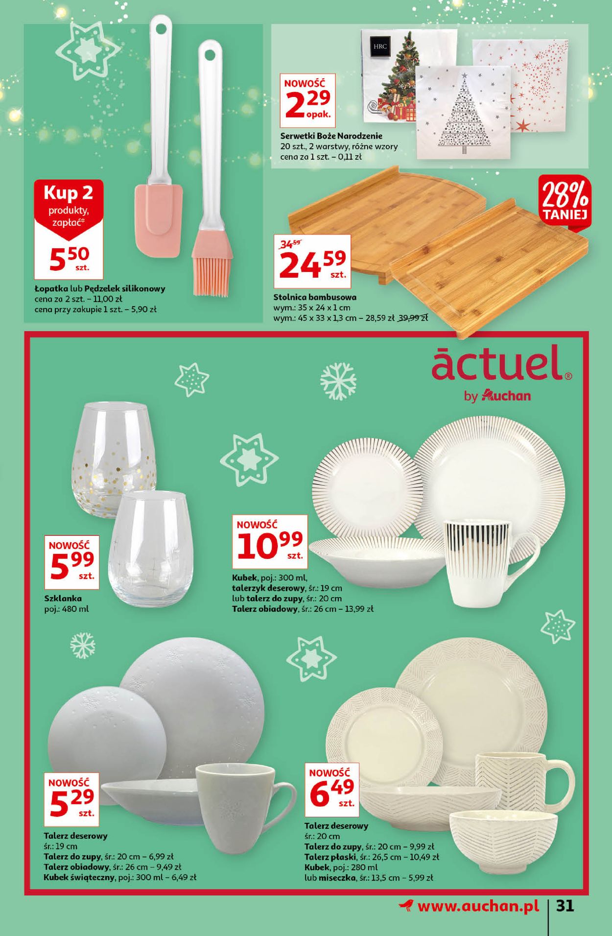 Gazetka promocyjna Auchan ŚWIĘTA 2021 - 09.12-15.12.2021 (Strona 31)
