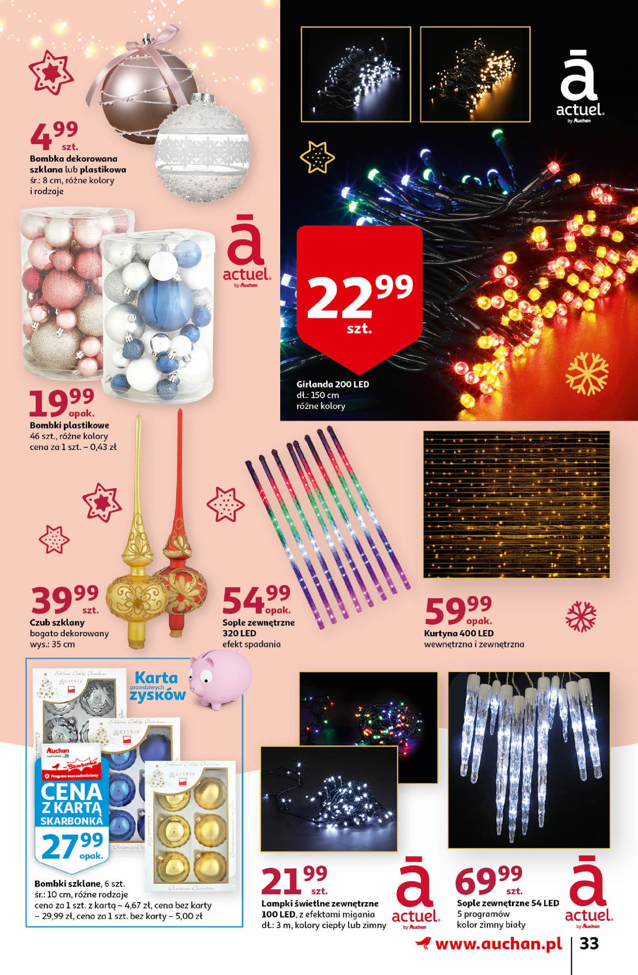 Gazetka promocyjna Auchan ŚWIĘTA 2021 - 09.12-15.12.2021 (Strona 33)