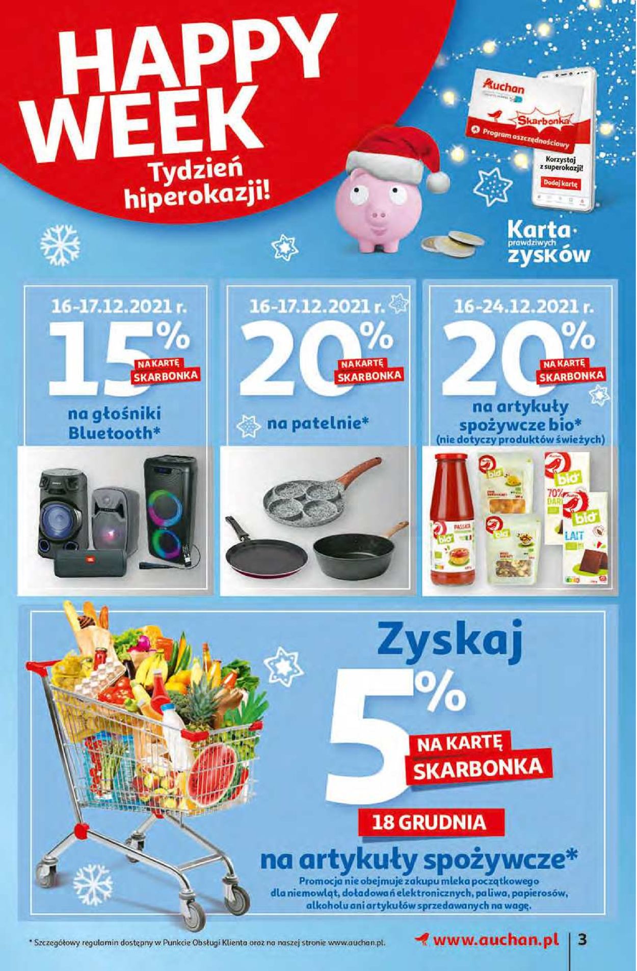 Gazetka promocyjna Auchan BOŻE NARODZENIE 2021 - 16.12-24.12.2021 (Strona 3)
