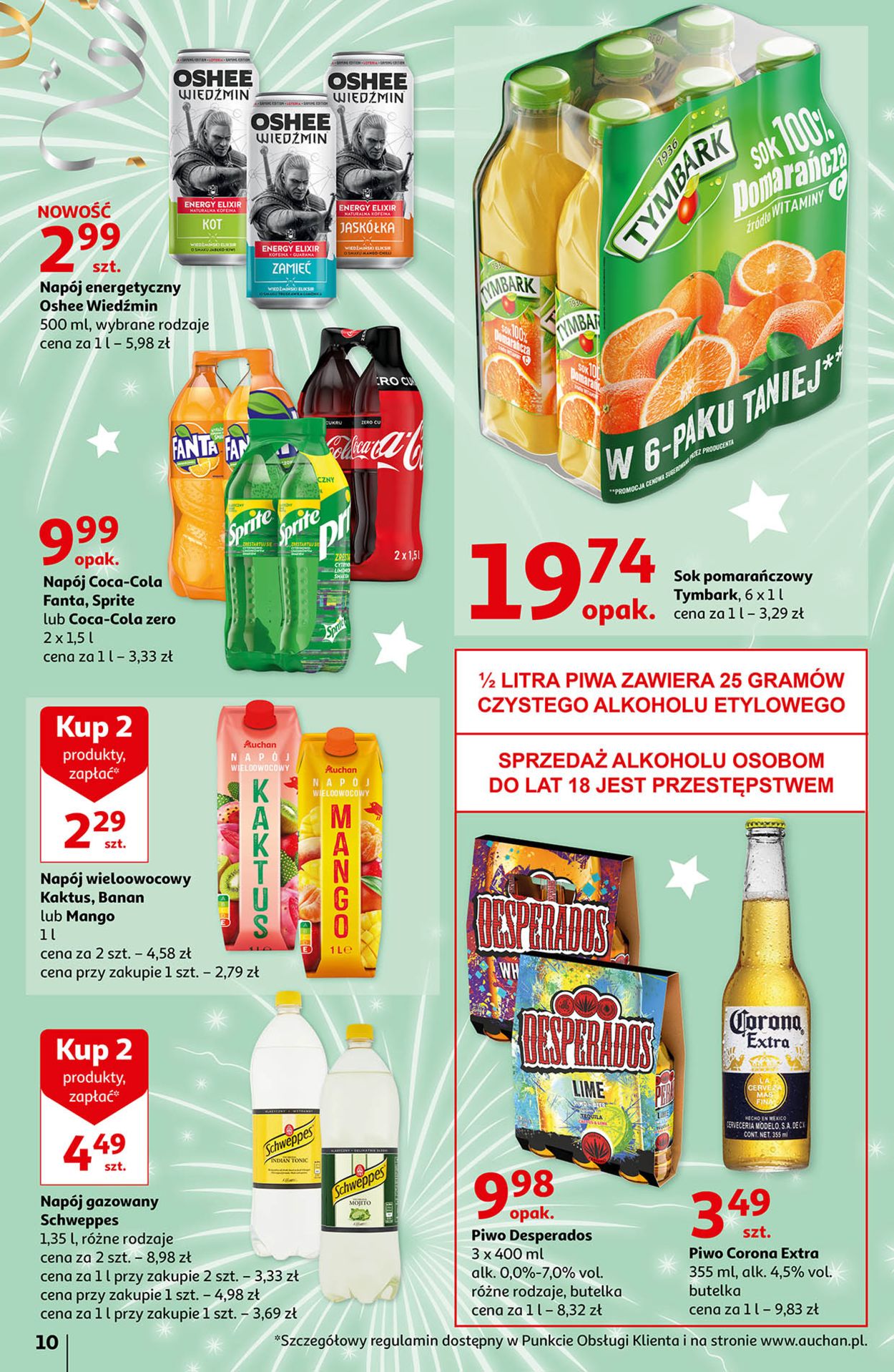 Gazetka promocyjna Auchan SYLWESTER 2021 - 27.12-31.12.2021 (Strona 10)