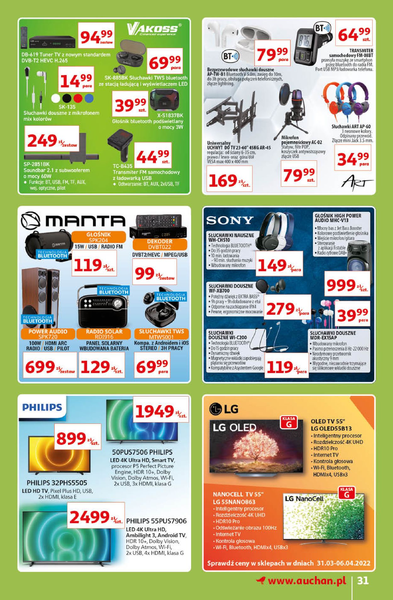 Gazetka promocyjna Auchan - 31.03-06.04.2022 (Strona 31)