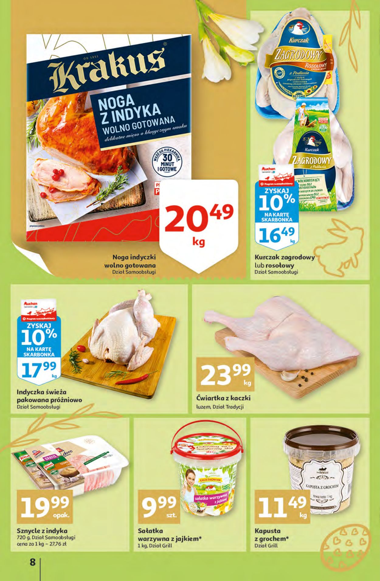 Gazetka promocyjna Auchan WIELKANOC 2022 - 07.04-16.04.2022 (Strona 8)
