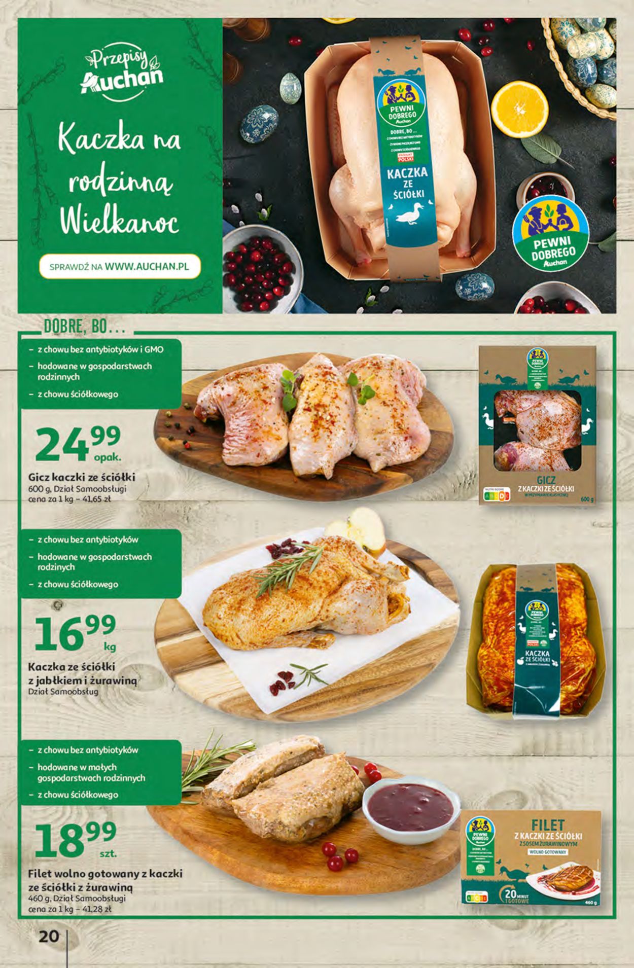 Gazetka promocyjna Auchan WIELKANOC 2022 - 07.04-16.04.2022 (Strona 20)