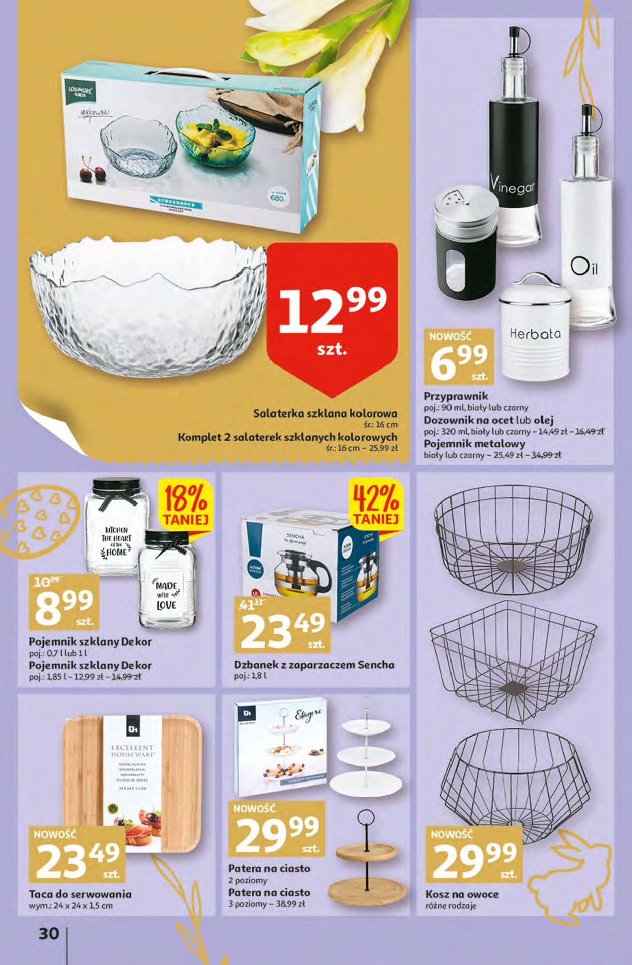 Gazetka promocyjna Auchan WIELKANOC 2022 - 07.04-16.04.2022 (Strona 30)