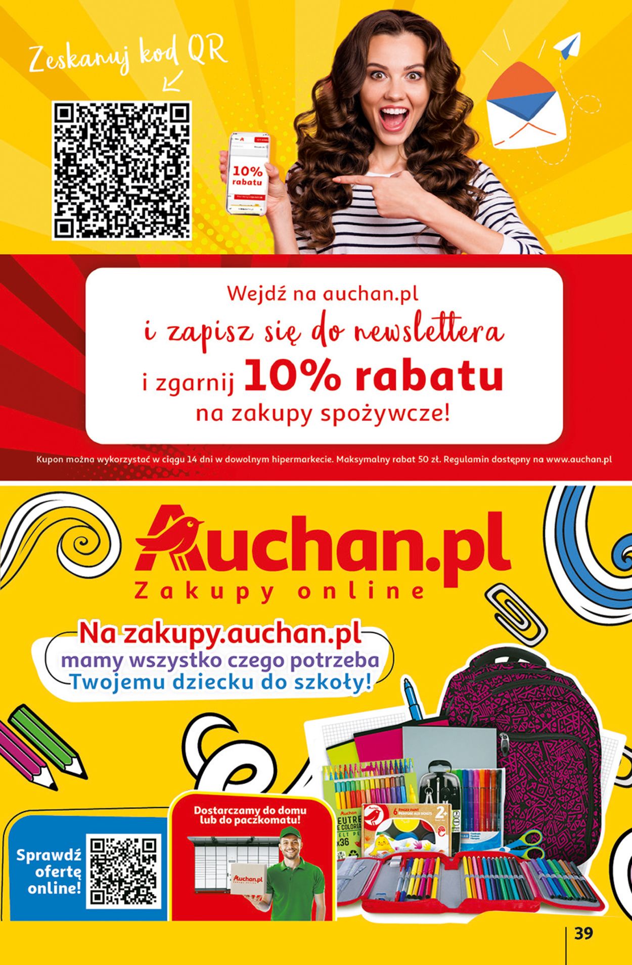 Gazetka promocyjna Auchan - 18.08-24.08.2022 (Strona 39)