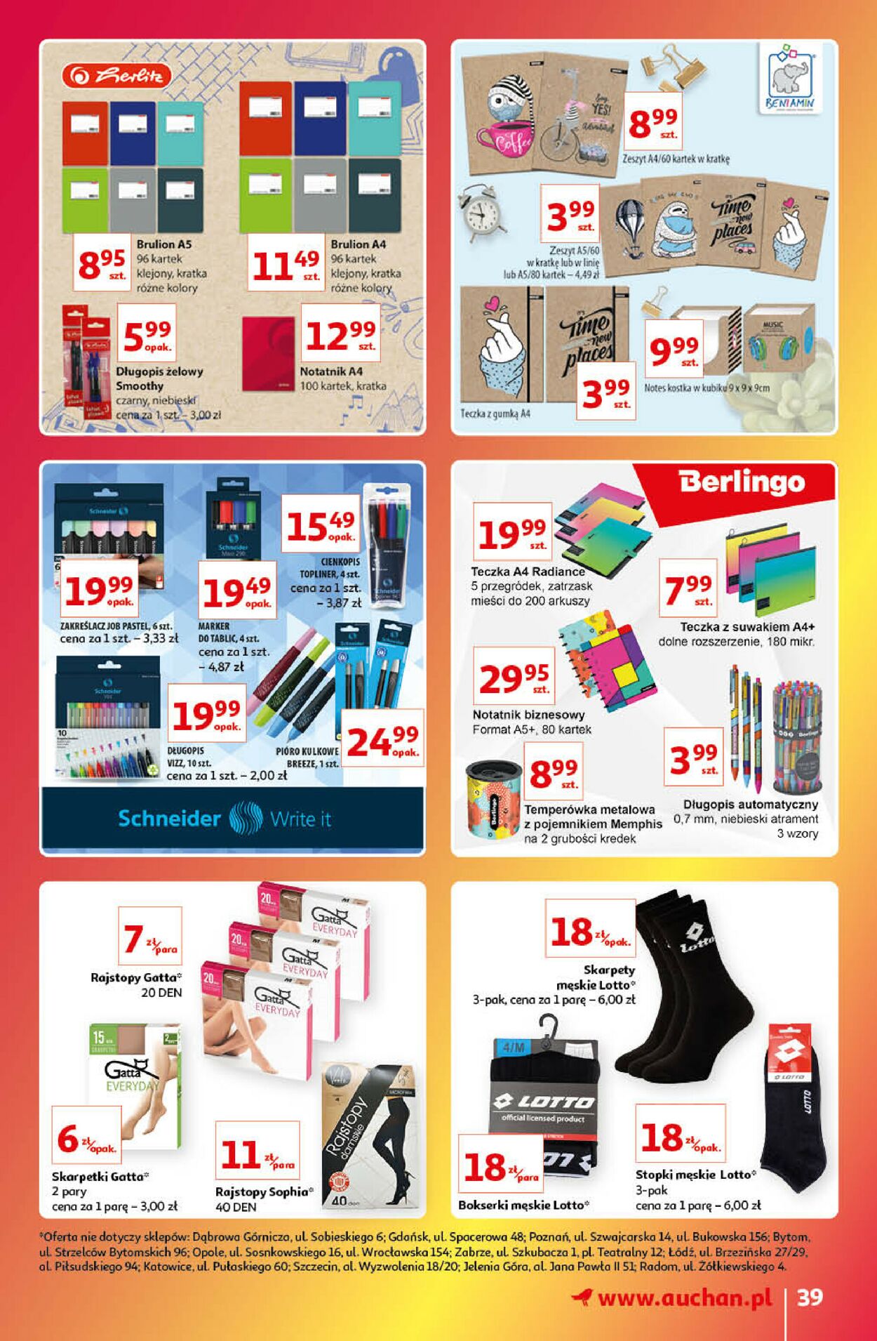 Gazetka promocyjna Auchan - 13.10-19.10.2022 (Strona 39)
