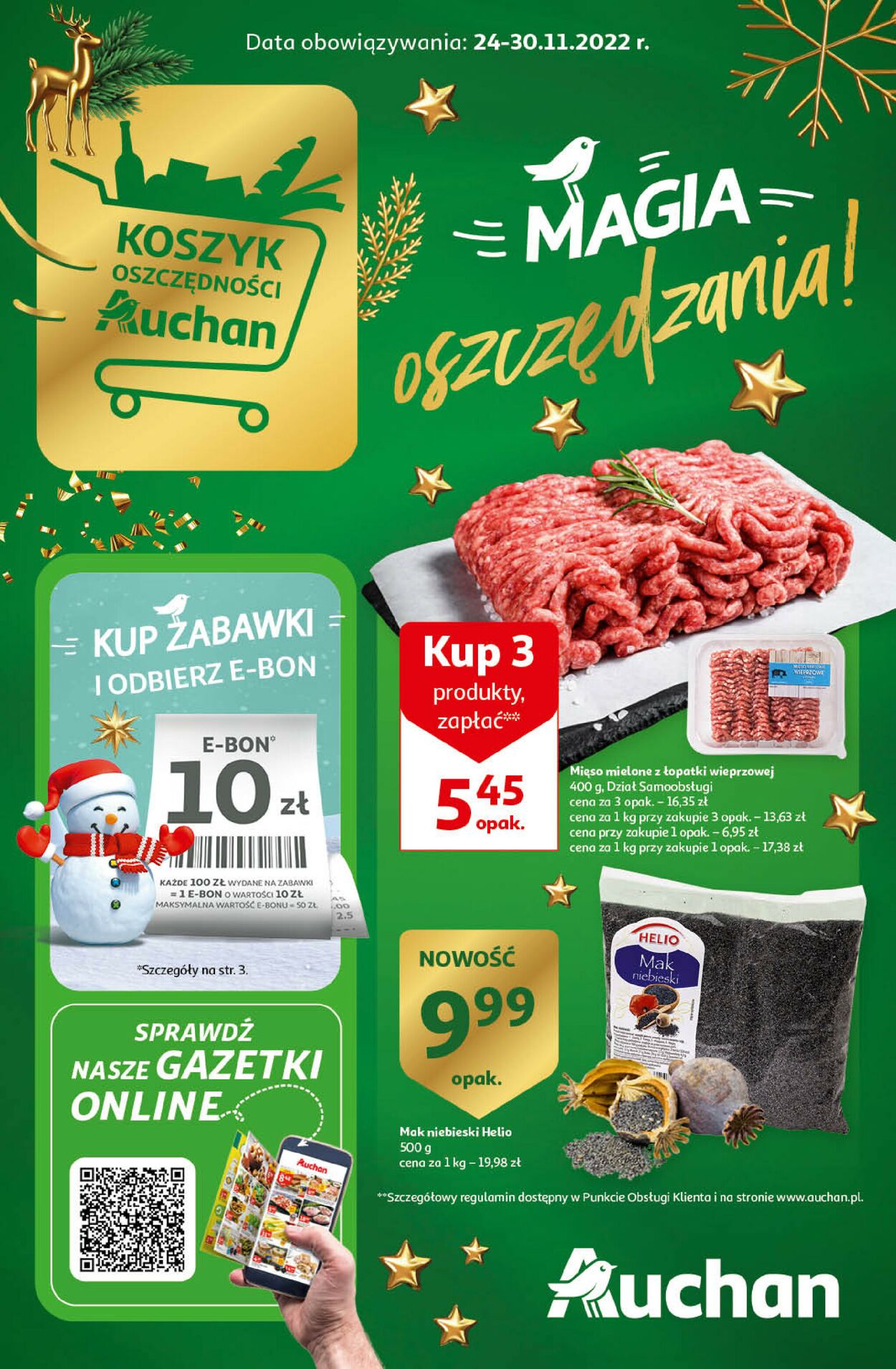 Gazetka promocyjna Auchan - 24.11-30.11.2022