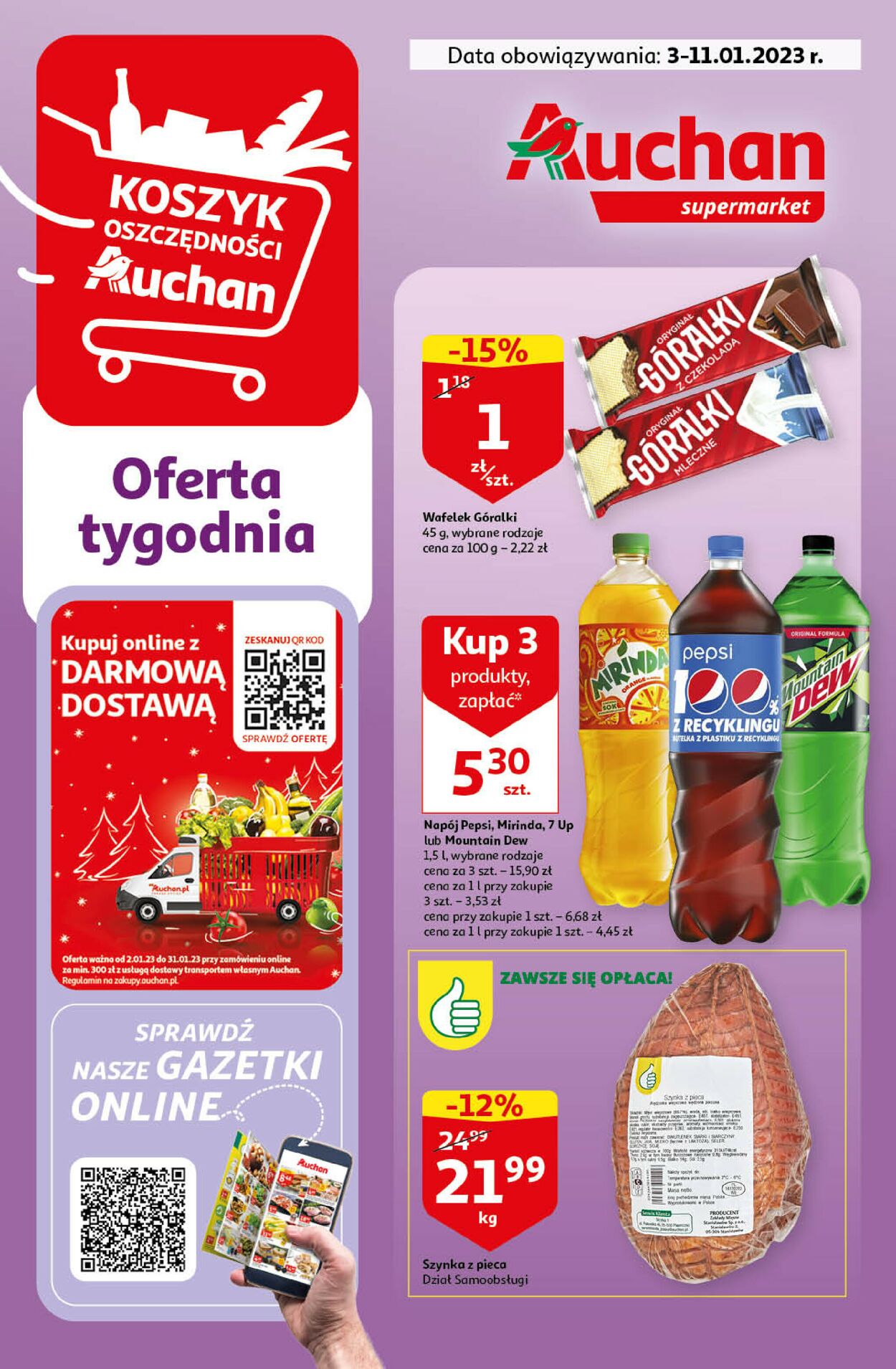 Gazetka promocyjna Auchan - 03.01-11.01.2023
