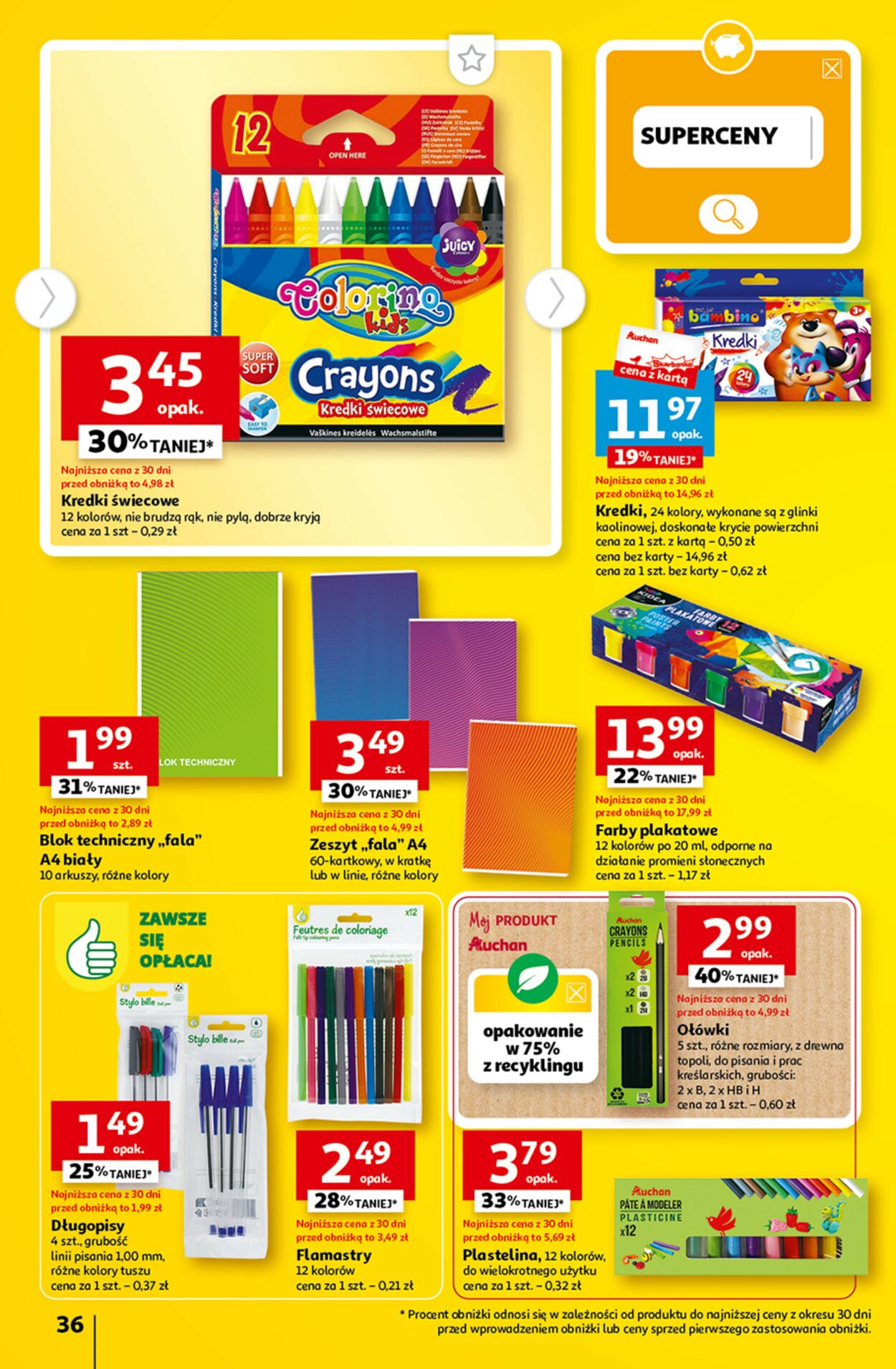 Gazetka promocyjna Auchan - 03.08-09.08.2023 (Strona 36)