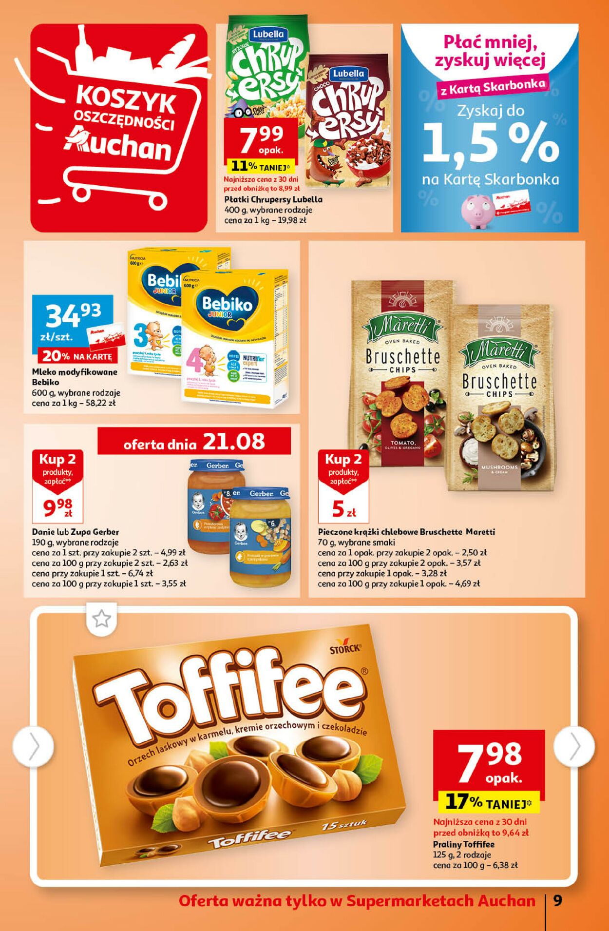 Gazetka promocyjna Auchan - 17.08-23.08.2023 (Strona 9)