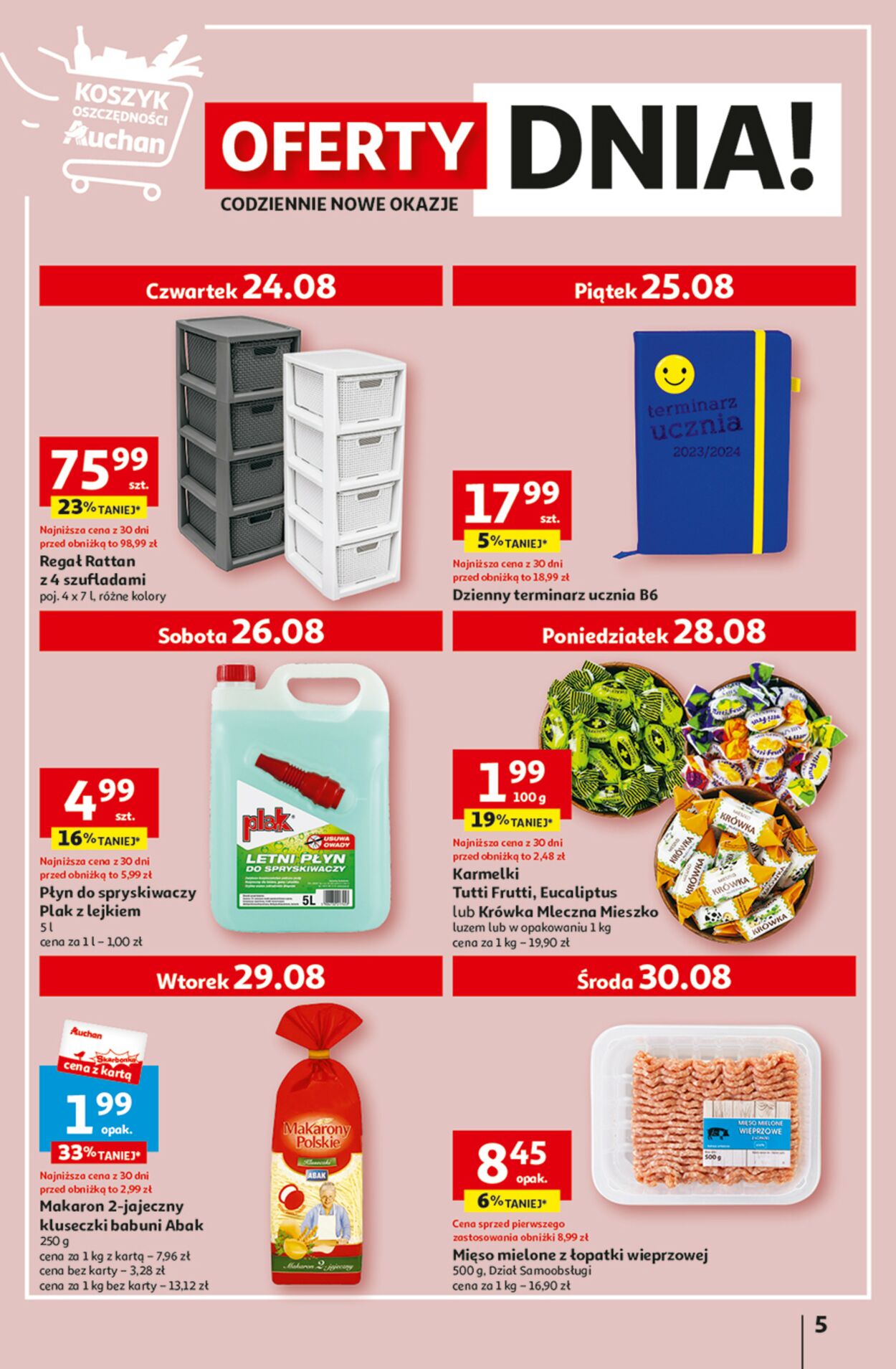 Gazetka promocyjna Auchan - 24.08-30.08.2023 (Strona 5)