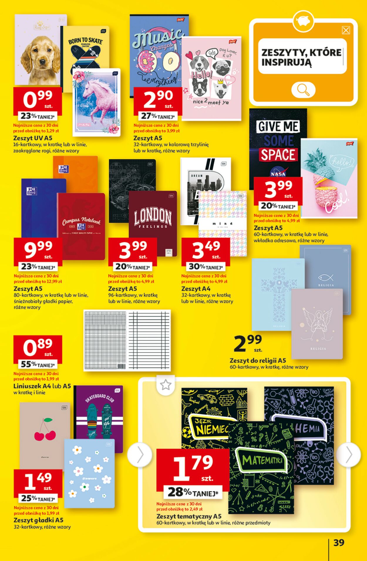 Gazetka promocyjna Auchan - 24.08-30.08.2023 (Strona 39)