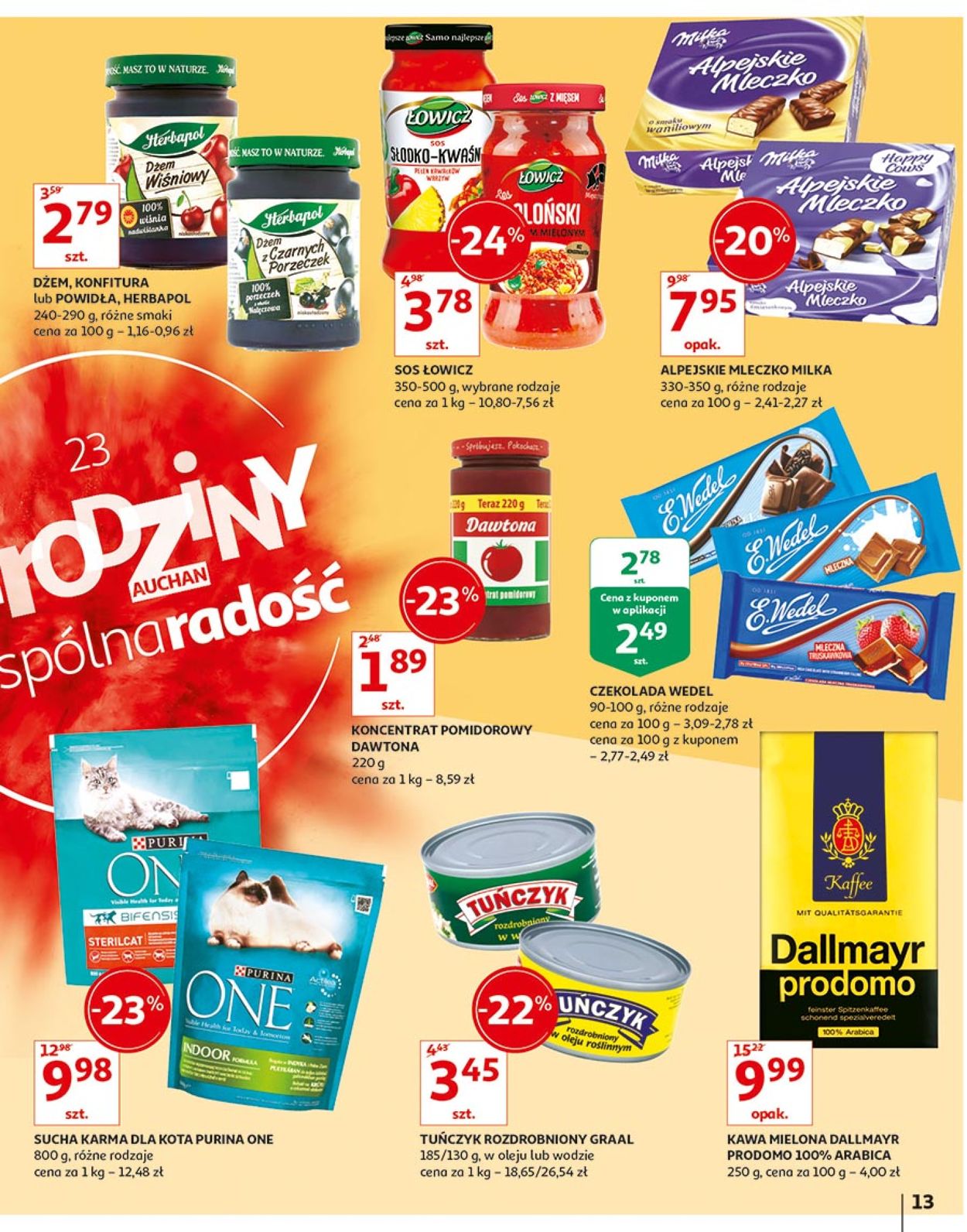 Gazetka promocyjna Auchan - 24.05-01.06.2019 (Strona 13)