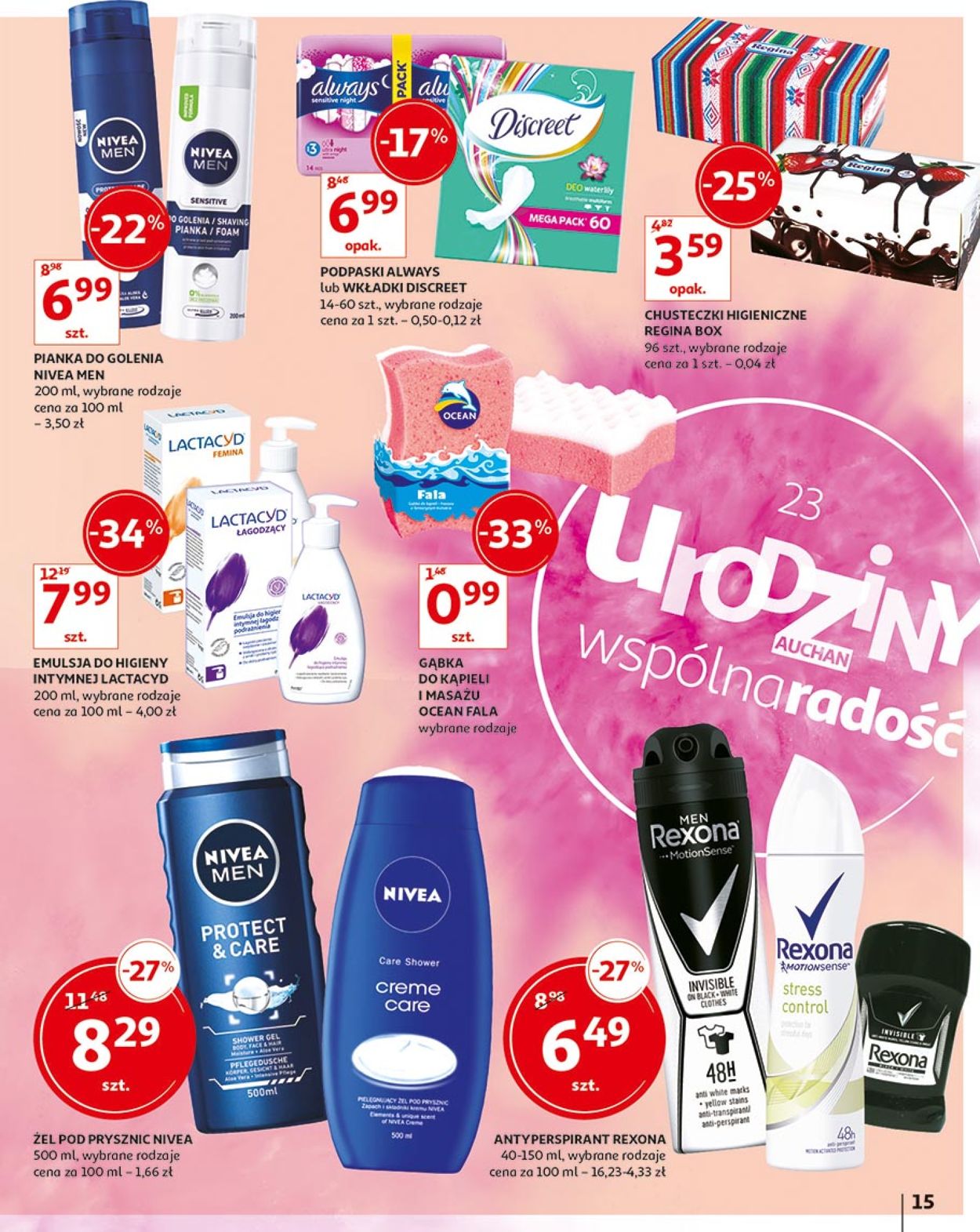 Gazetka promocyjna Auchan - 24.05-01.06.2019 (Strona 15)
