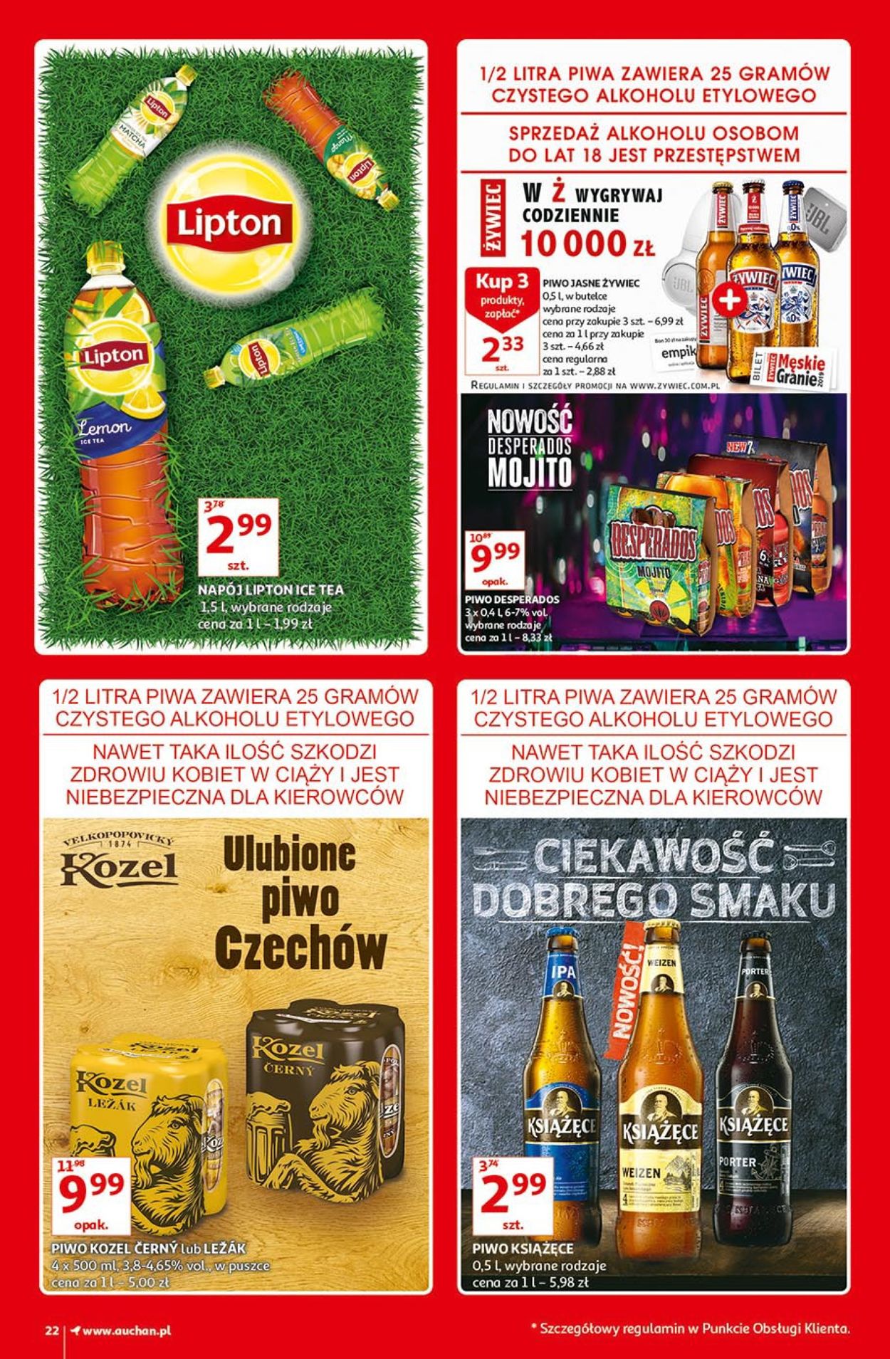 Gazetka promocyjna Auchan - 06.06-12.06.2019 (Strona 22)