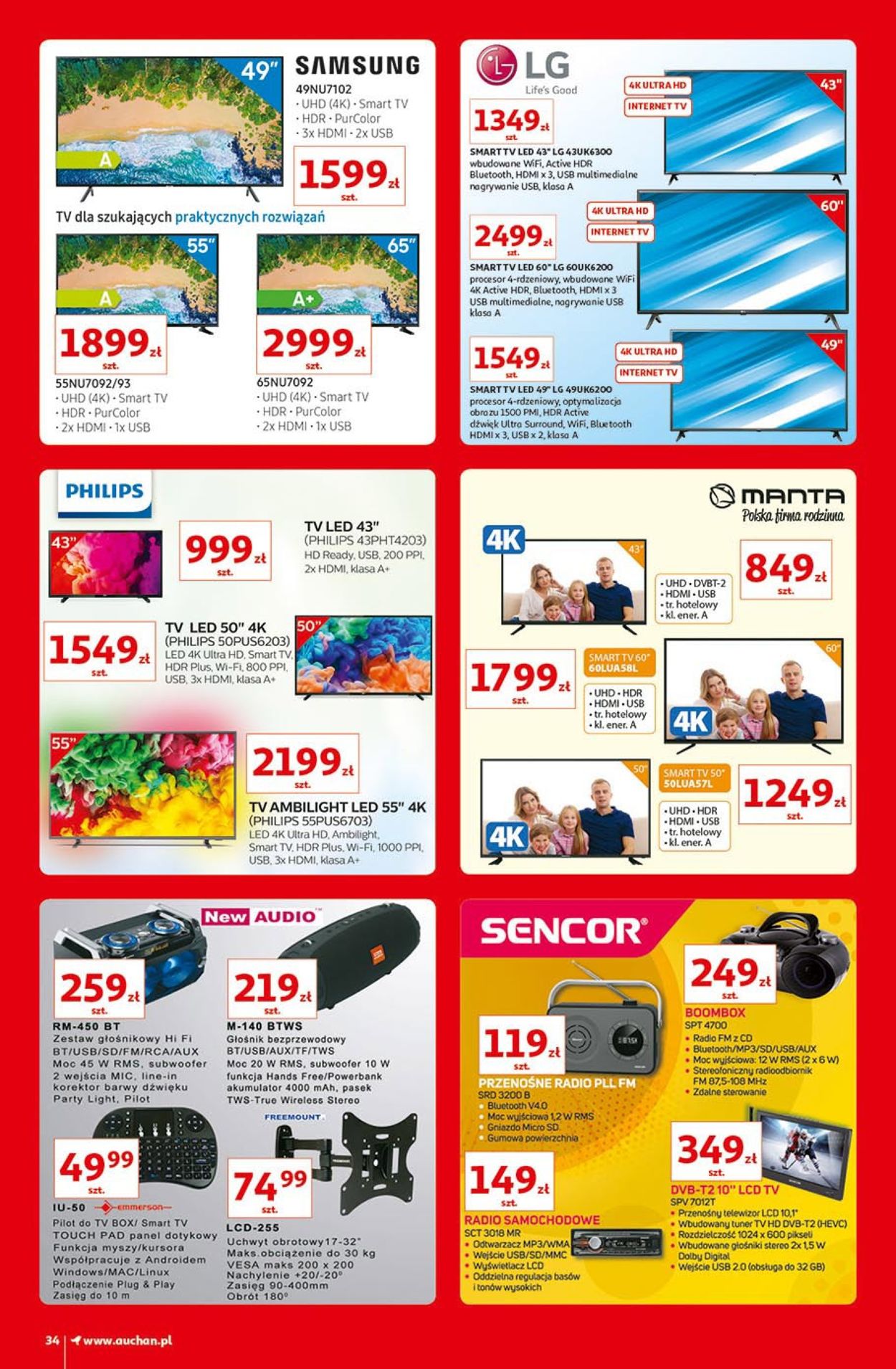 Gazetka promocyjna Auchan - 06.06-12.06.2019 (Strona 34)