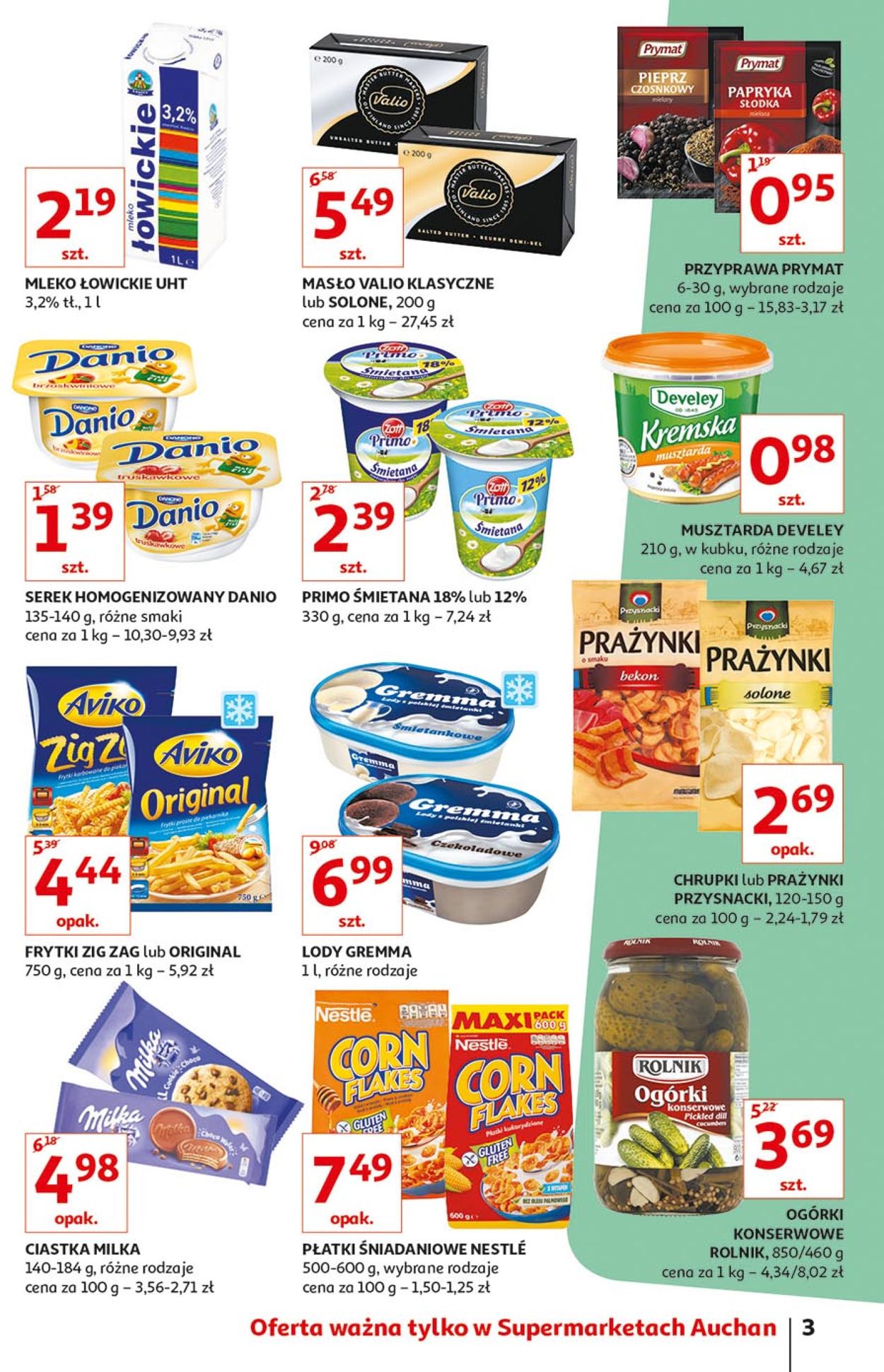 Gazetka promocyjna Auchan - 18.07-24.07.2019 (Strona 3)