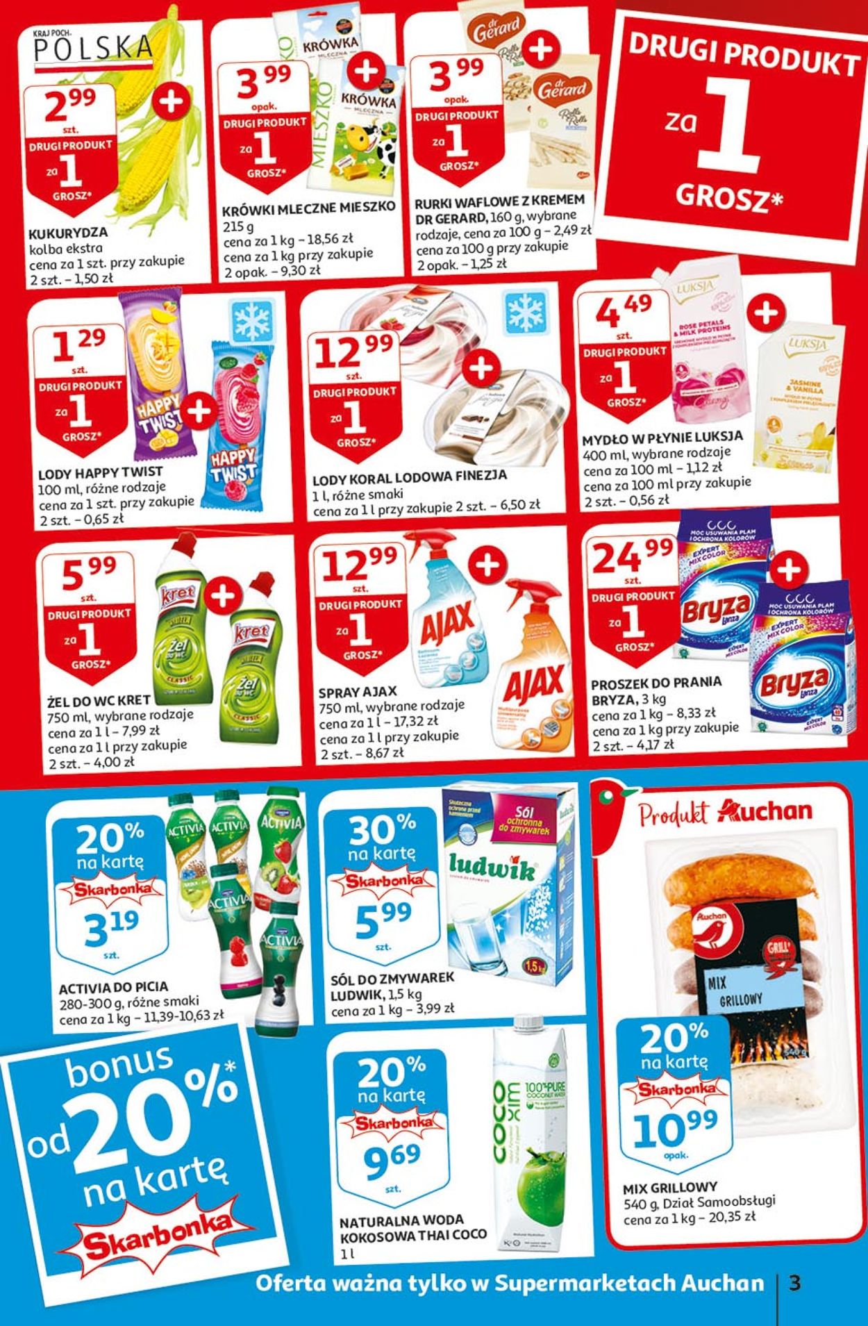 Gazetka promocyjna Auchan - 08.08-14.08.2019 (Strona 3)